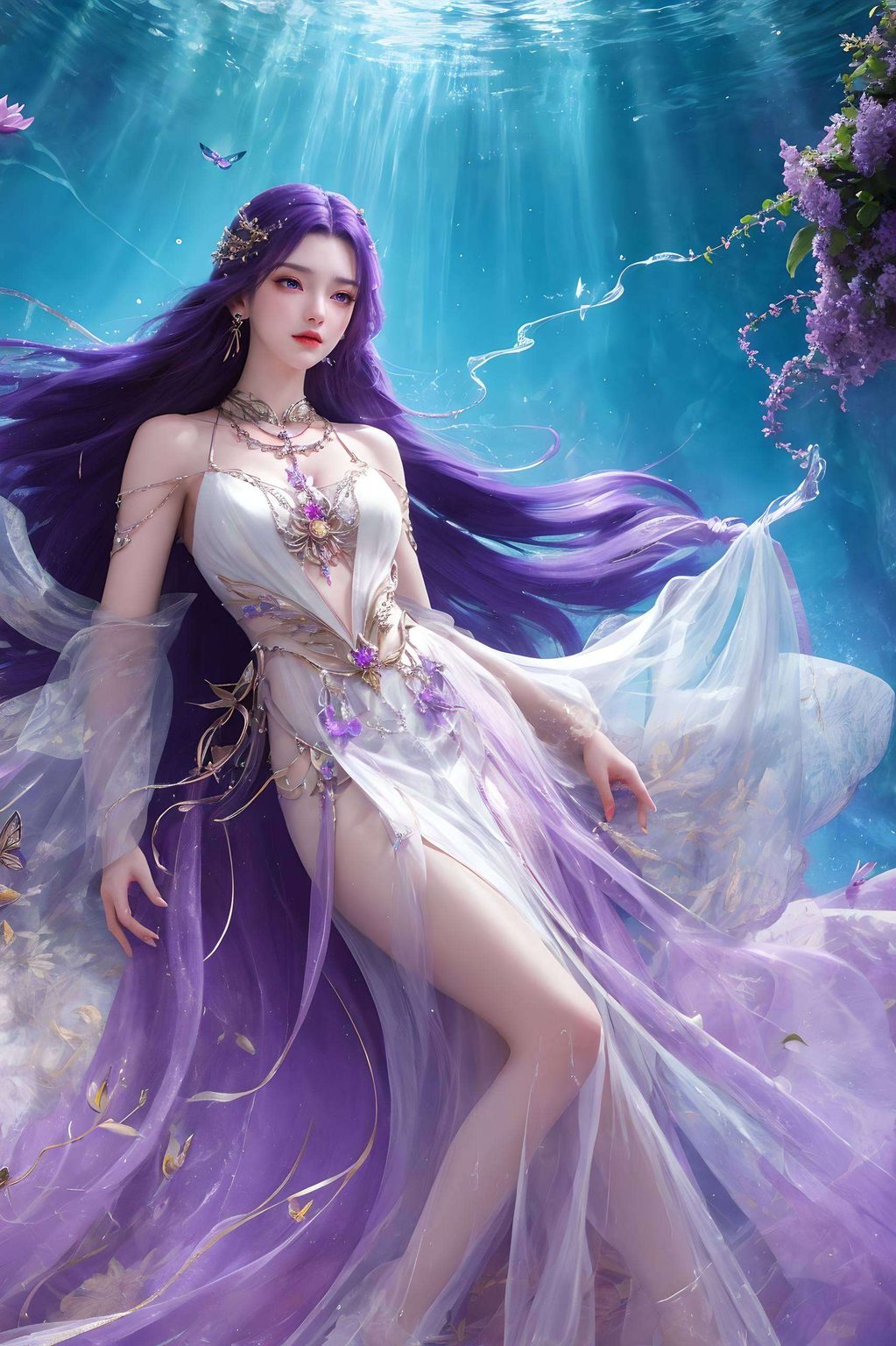 如同完美世界中的一抹绚烂风景无论是国漫女神的柔美