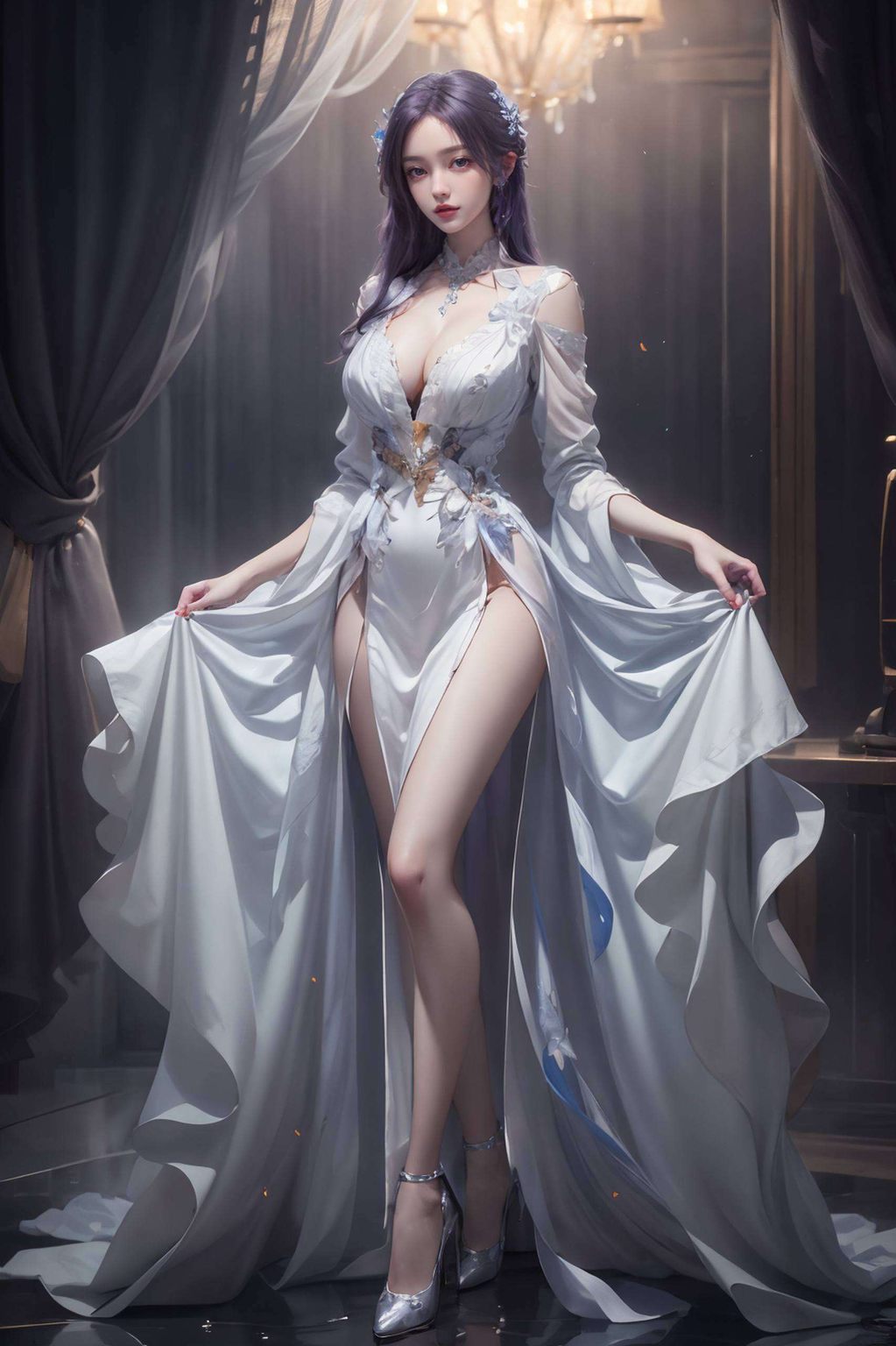 云曦国漫女神以其独特魅力pose更是酷炫至极