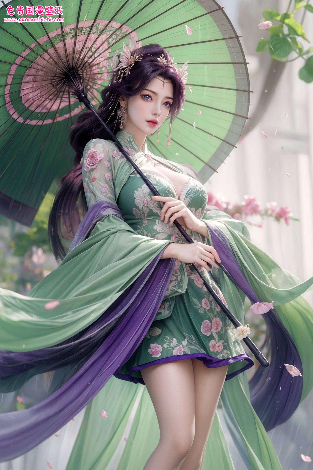这款壁纸融合了国漫壁纸的精髓美得令人心动