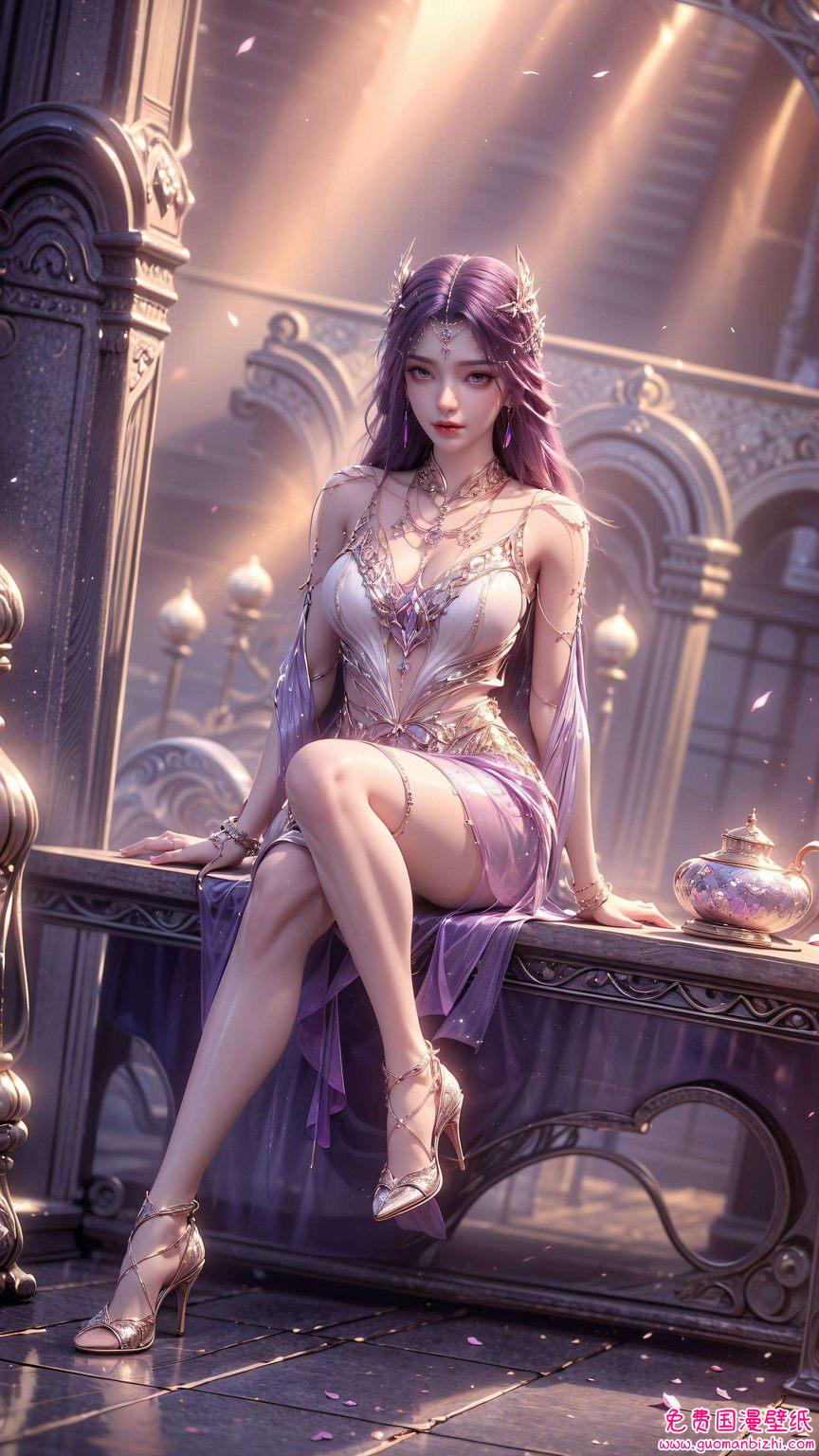 她是国漫中的女神细腻的笔触勾勒出她的美