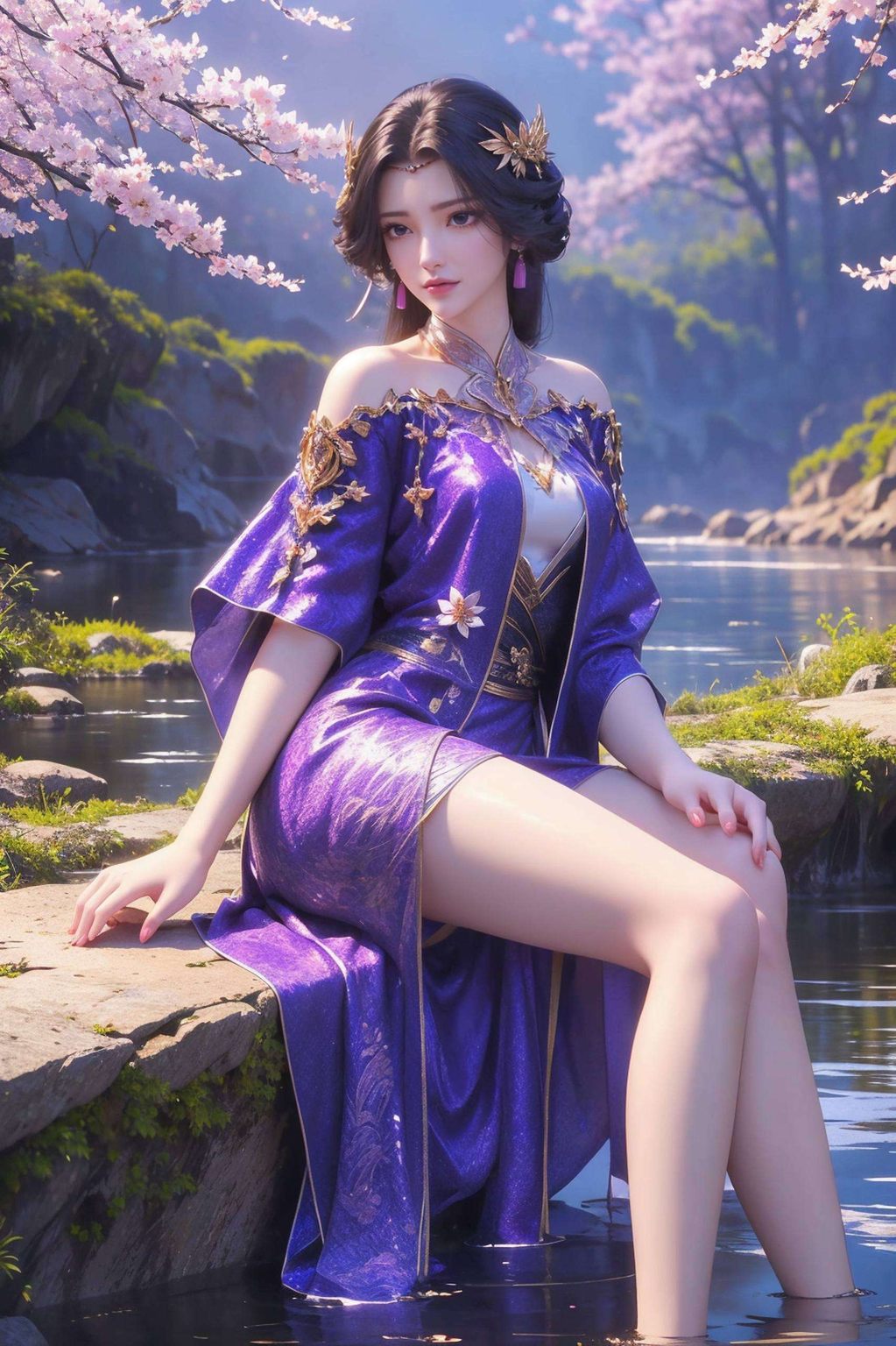 各位动漫迷们主角是我国玄幻大作完美世界中的石昊和云曦女神