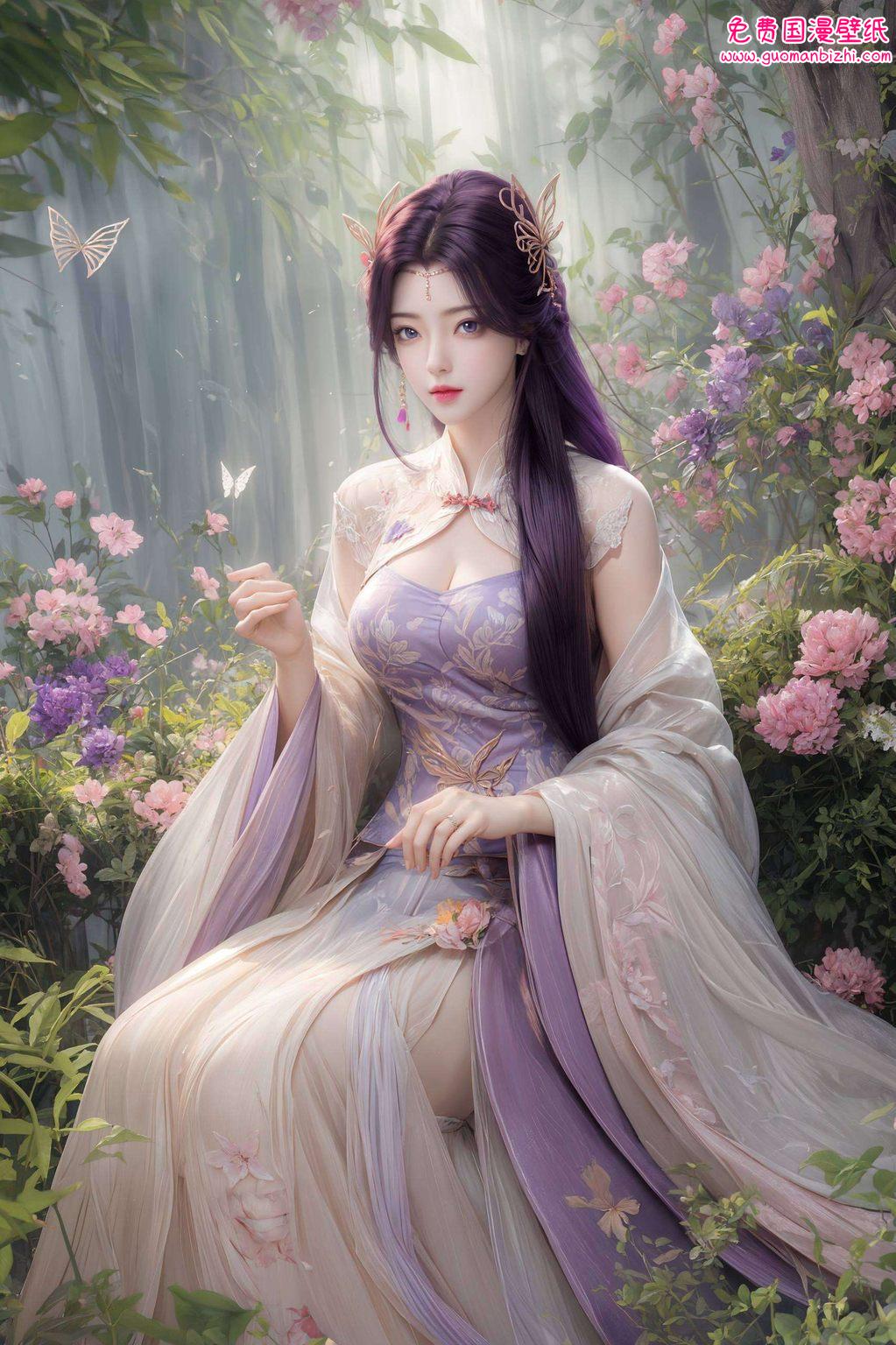 国漫女神云曦而是动漫美女的灵动倩影