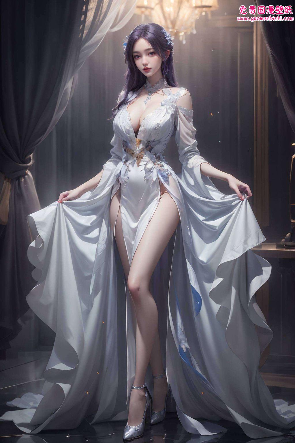别看这位国漫女神看似温柔云曦美女轻舞飞扬