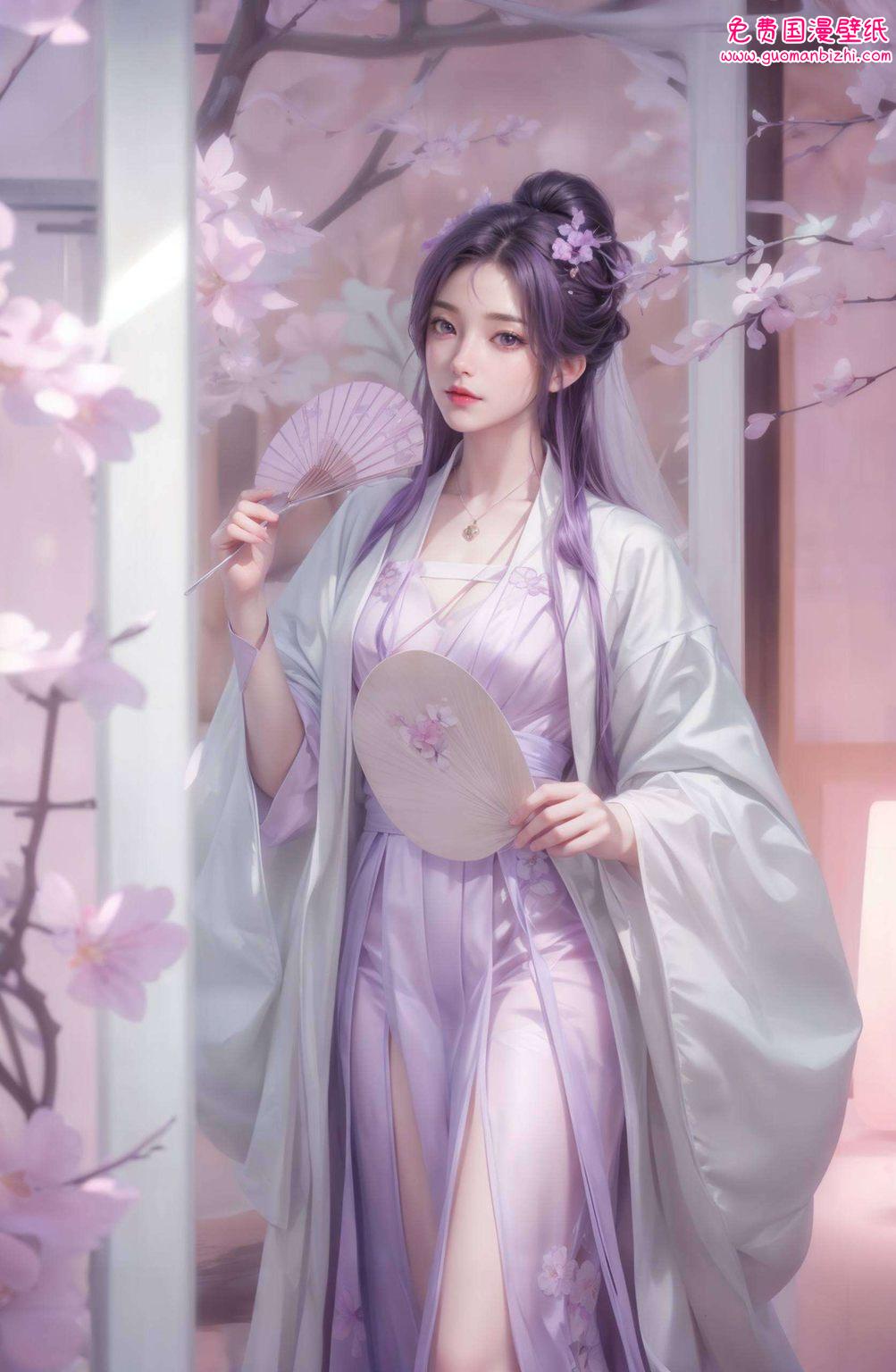 一键换壁纸动漫美女的别样风情