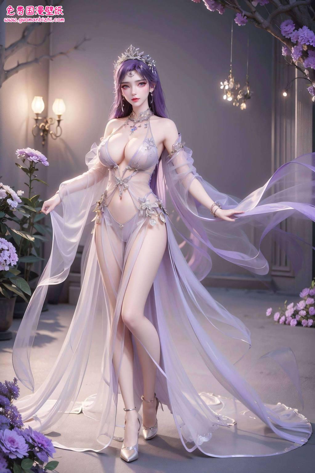 成为了无数动漫爱好者心中的女神每一次壁纸更换