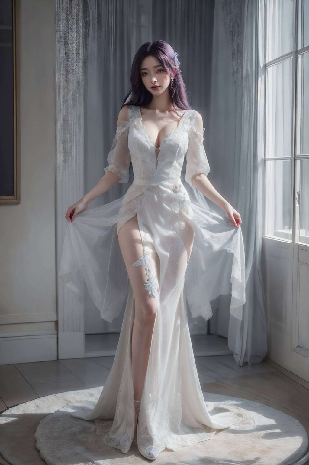 仿佛能将你带入完美世界的梦幻之中云曦女神的美貌和气质
