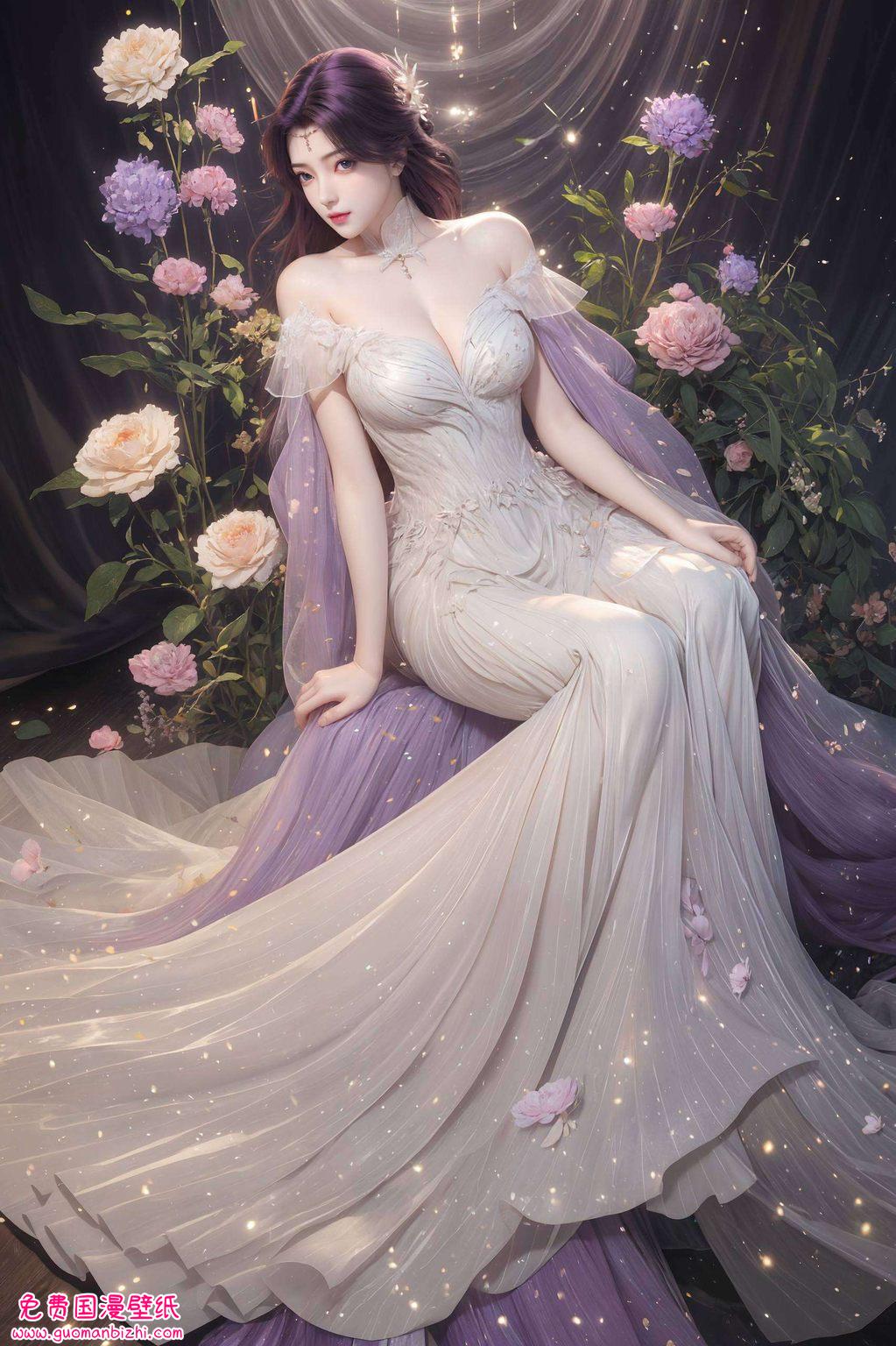 还能让您的手机瞬间变身玄幻秘境!这1080p的分辨率简直就是国漫女神的完美呈现