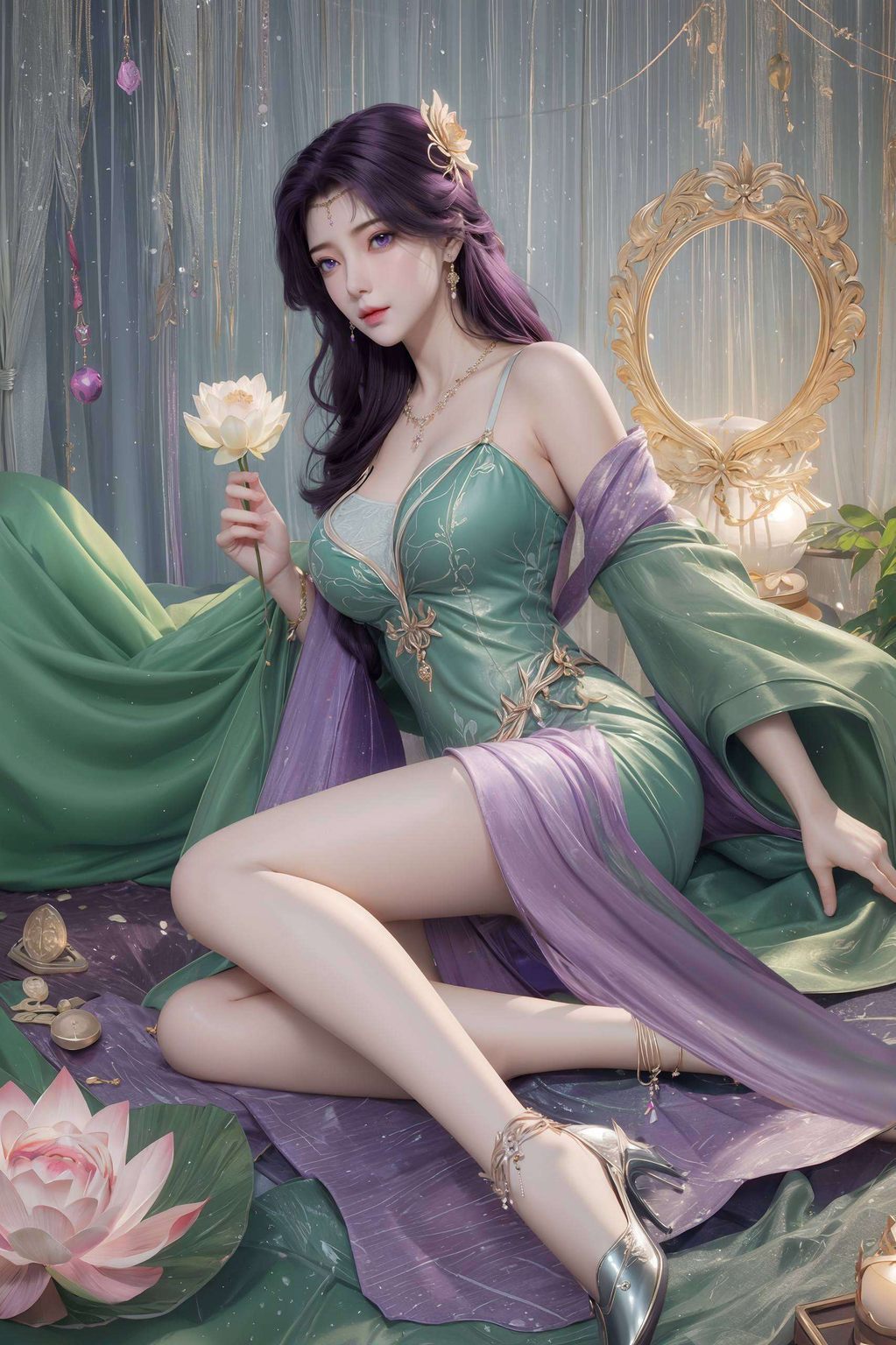 与我们一起漫步在动漫的幻彩世界里设置为手机壁纸
