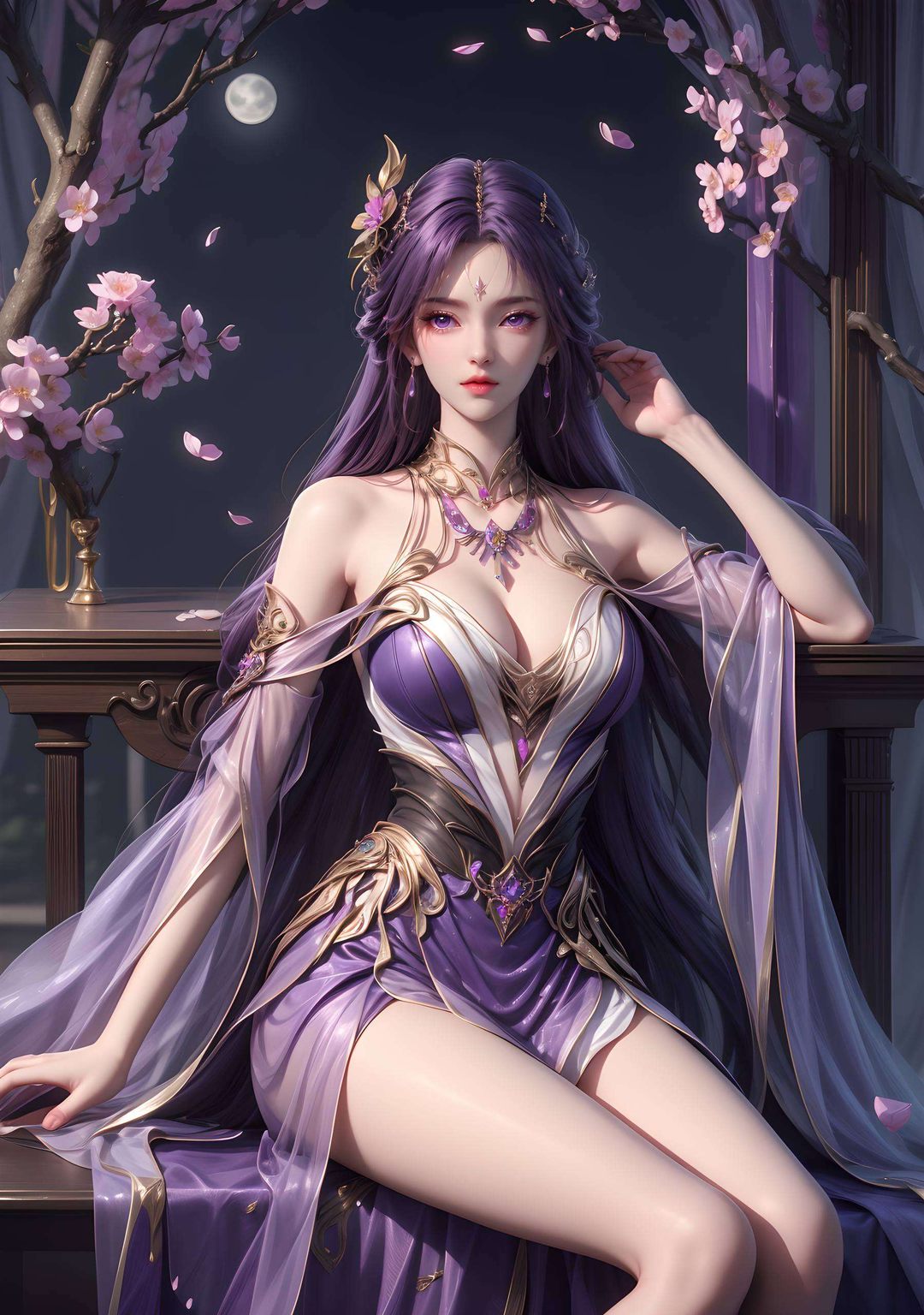 她是国漫《完美世界》中的绝世美女云曦