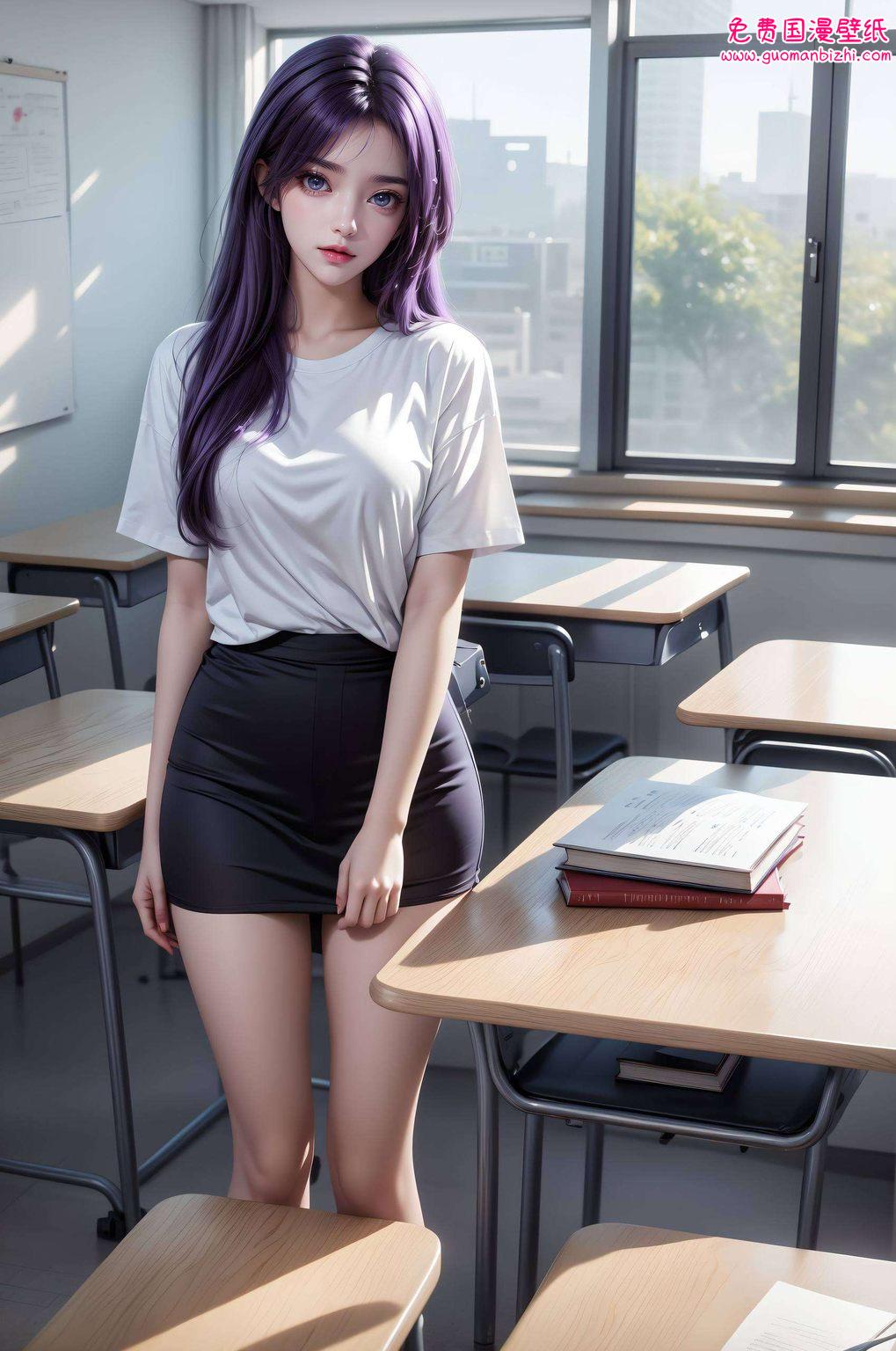 都能感受到国漫美女的灵动与风情将她的倩影永驻桌面