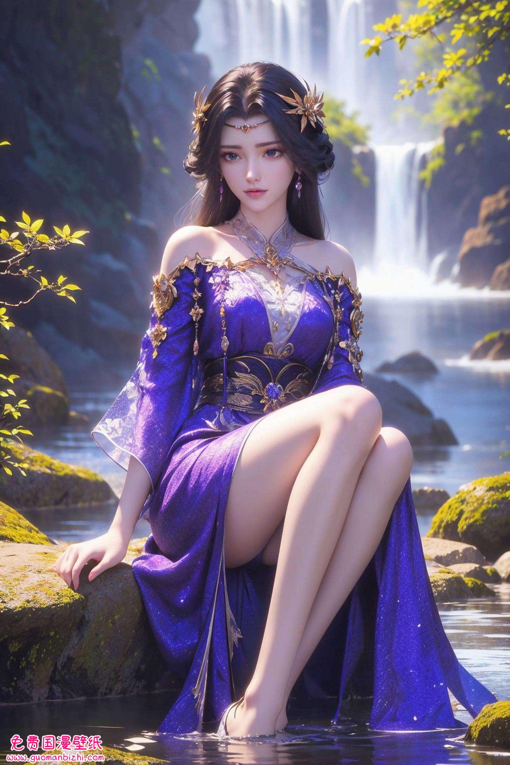 如同画卷般缓缓展开映衬着完美世界的绚烂背景