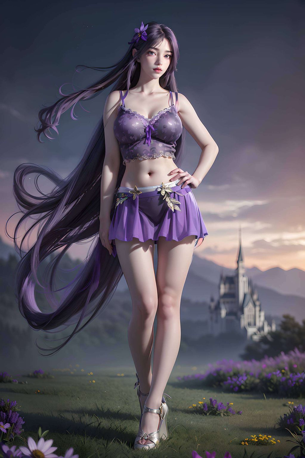 1920x1080的分辨率伴着云曦的飘逸