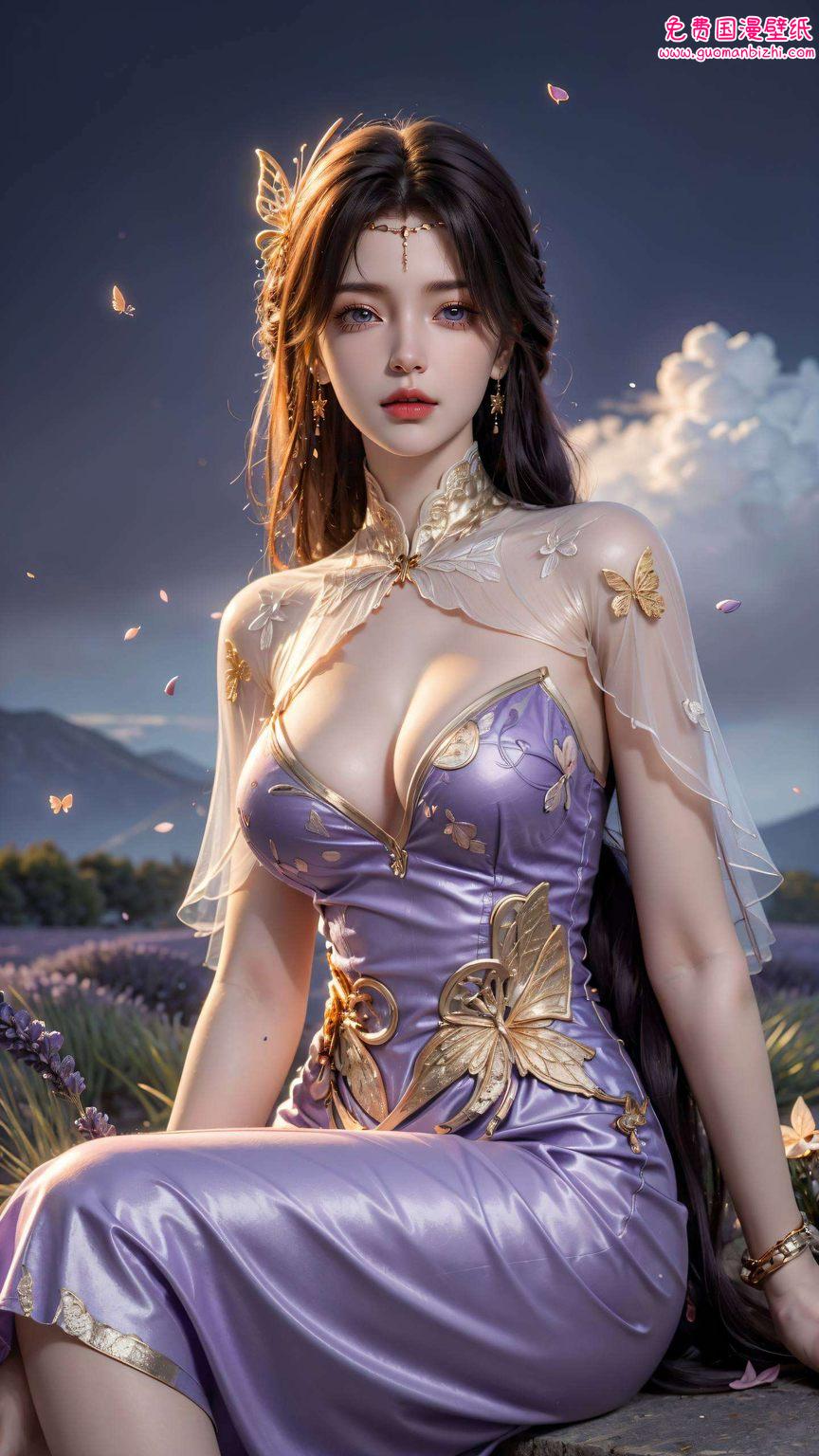 她的美丽成为了无数动漫迷心中的平板墙纸首选