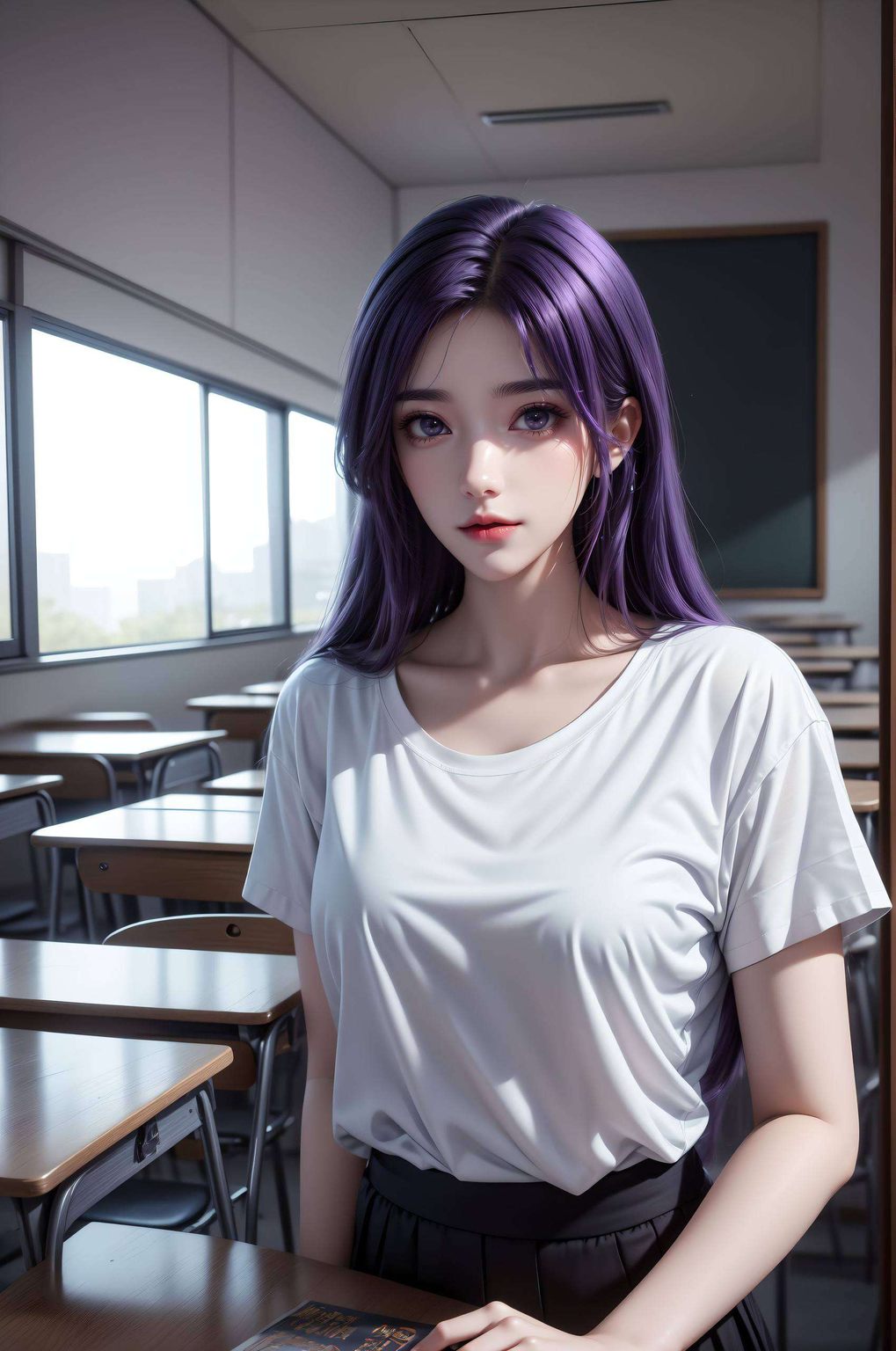 这款云曦壁纸都将成为你电脑桌面的一抹炫彩风景融合动漫美女的精致五官