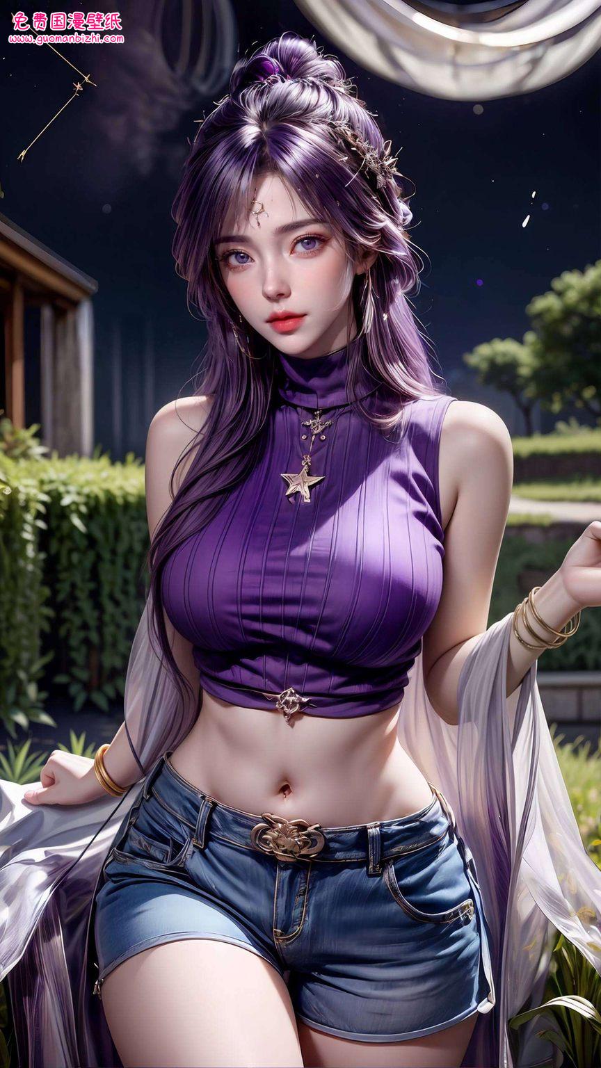 它融合了国漫女神的灵动与动漫美女的韵味时而翩翩起舞