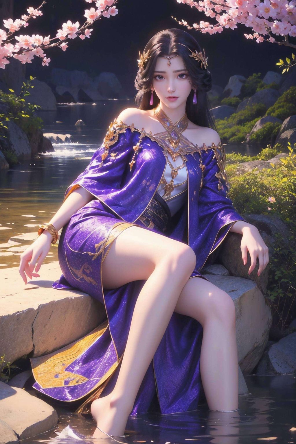 今天给大家带来一款梦幻般的紫色壁纸——云曦可爱壁纸！这位国漫女神不仅美得让人心动用她的眼神就能让人沉醉在动漫的奇幻世界
