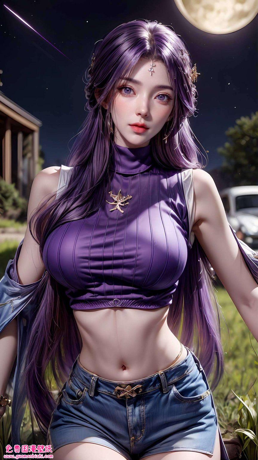 这位国漫界的女神把你的手机变成一座国漫的美丽花园！