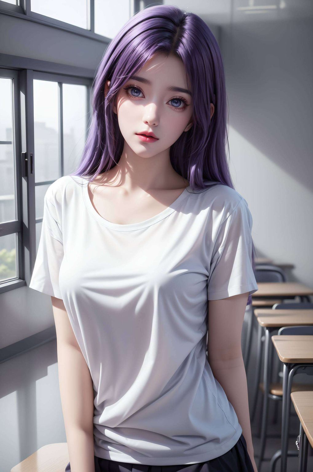 画中如同繁星点缀夜空