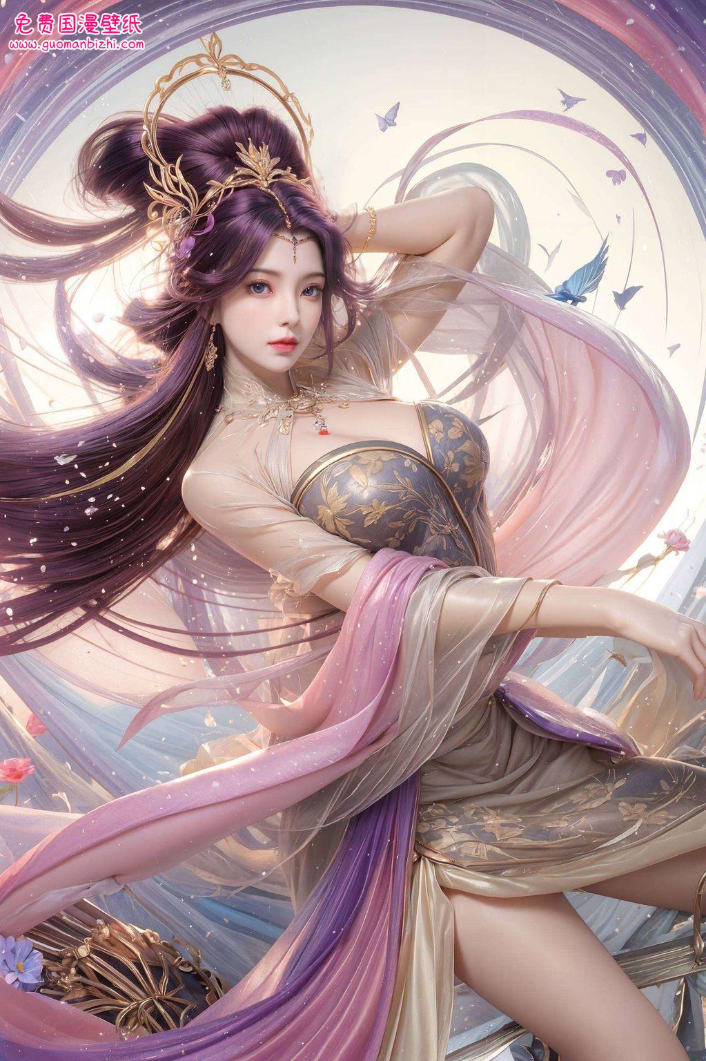 还带着一丝不羁的玄幻气质谁说美女只能温柔如水？云曦用她的魅力告诉我们
