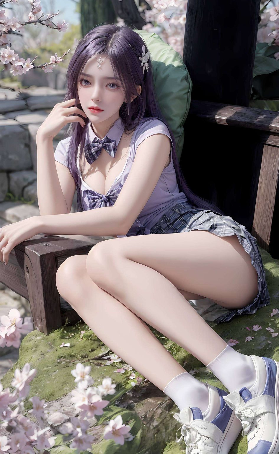 云曦女神翩翩起舞那抹紫色的壁纸