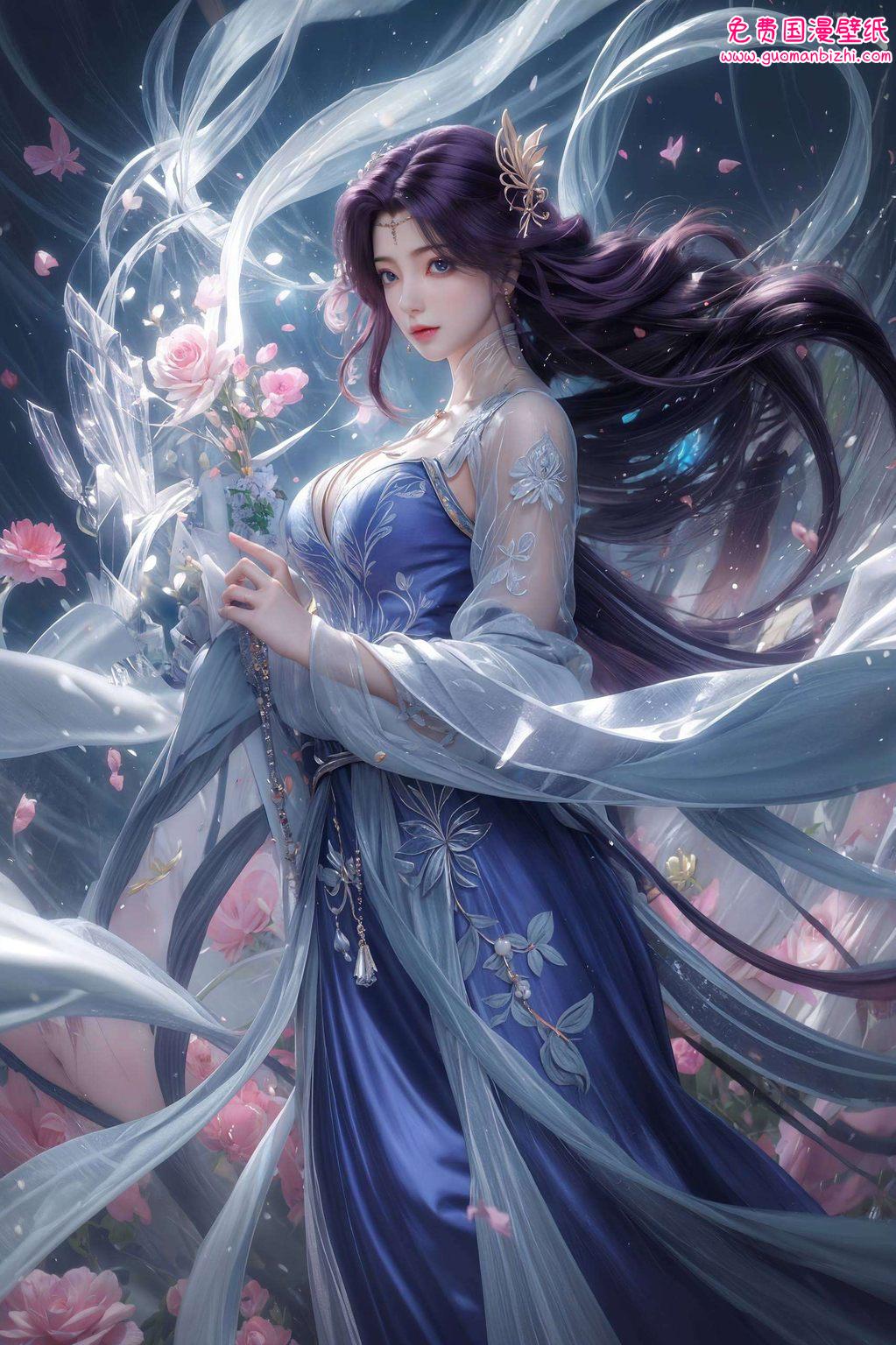 她的眼神深邃成为无数动漫爱好者的心头好