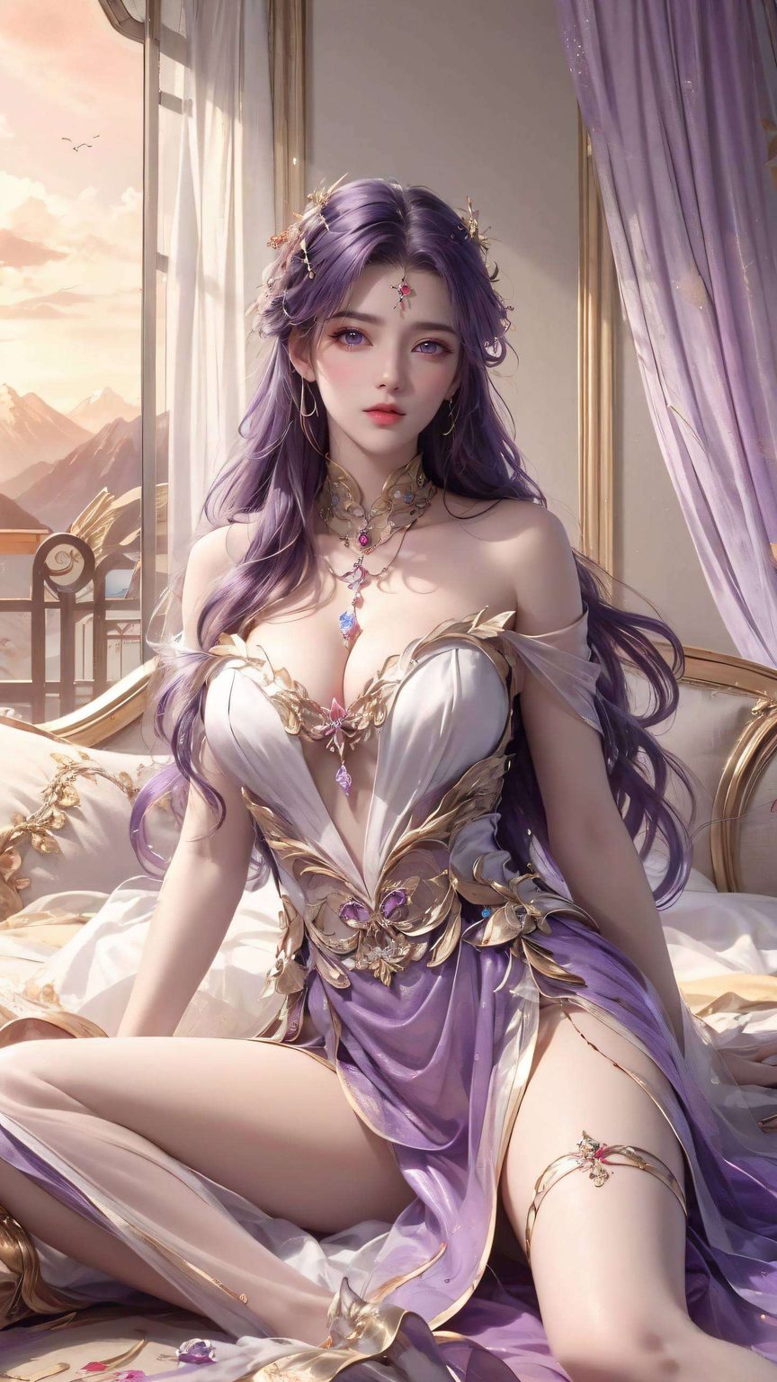 她的身影在完美世界中舞动诠释着那份独特的玄幻之美