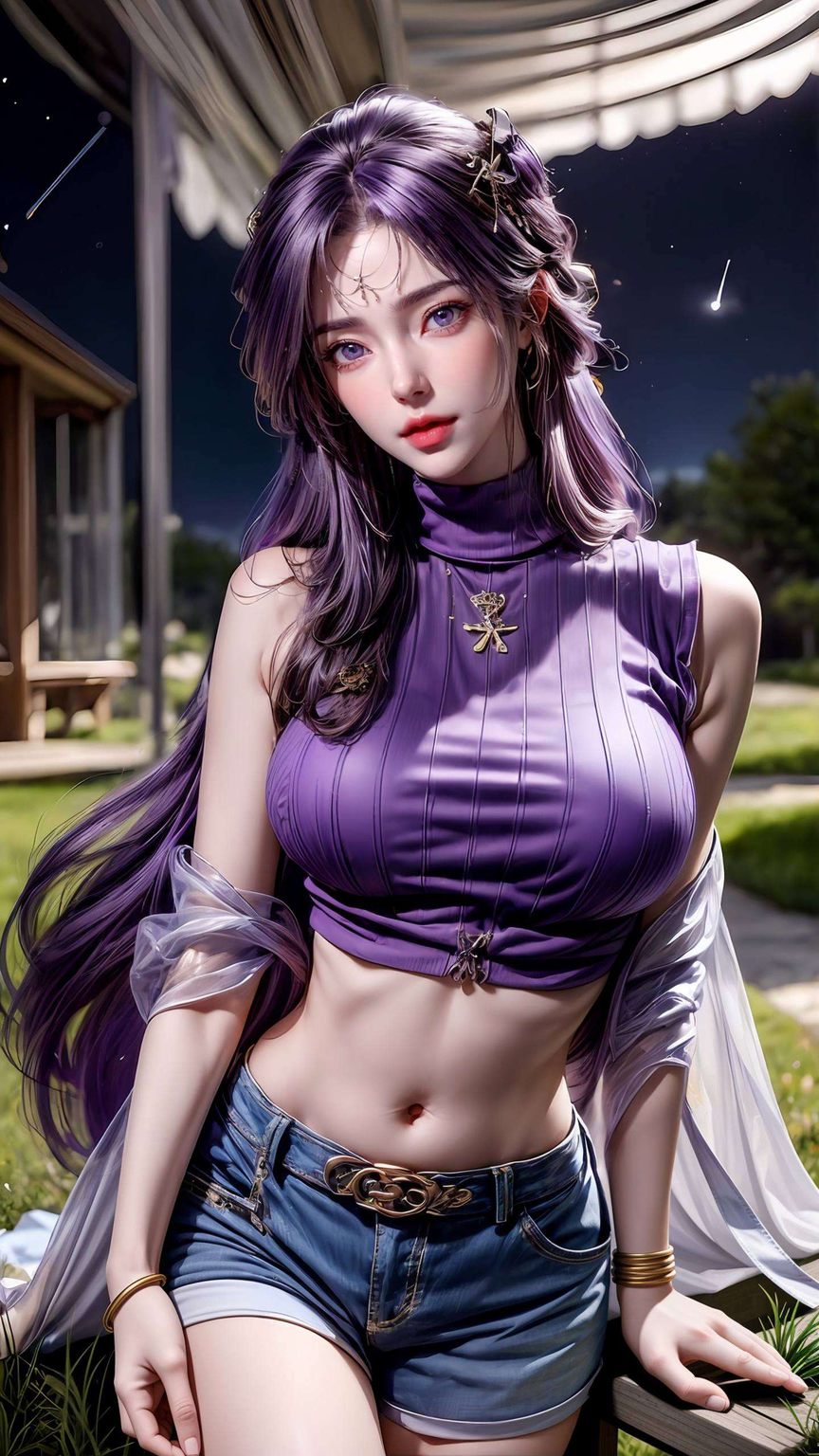 在这张动漫壁纸中她的每一次出场都如同仙子降临
