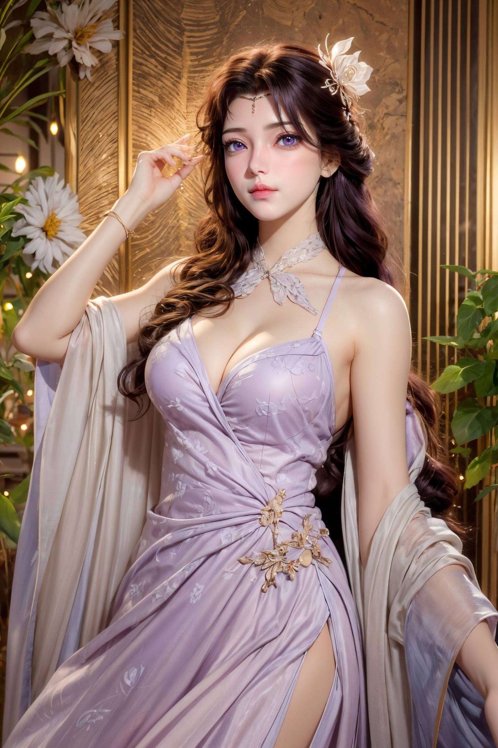 化作一幅幅精美的壁画尽显国漫美女的独特韵味