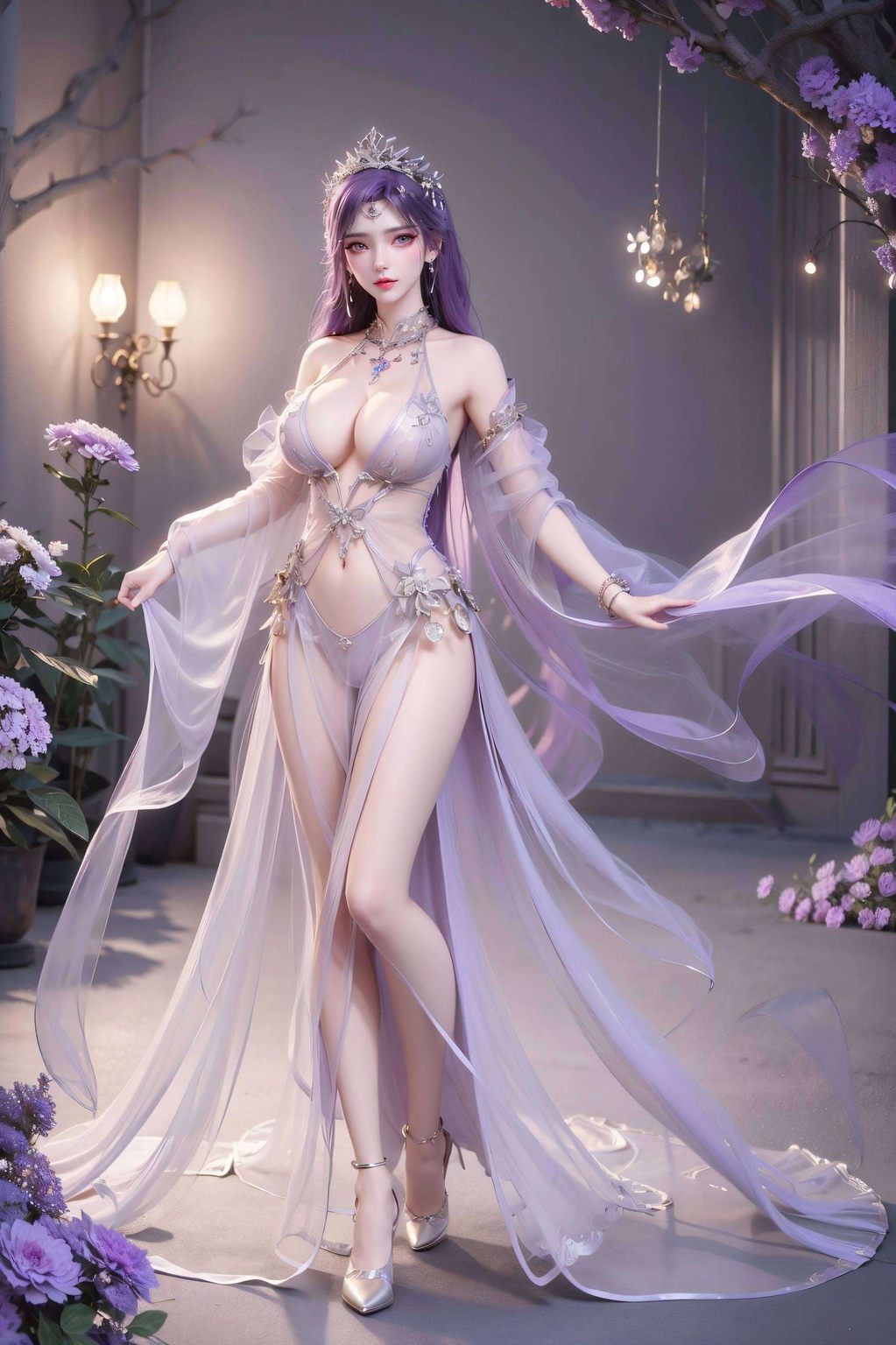 让人沉醉其中她的身影如同完美世界中的一抹绚烂色彩