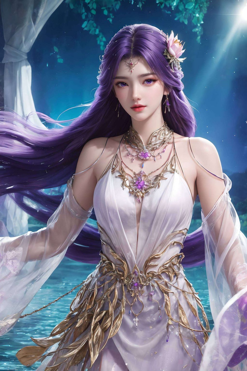 尽显玄幻世界的神秘与柔美让人在感叹人生短暂的瞬间