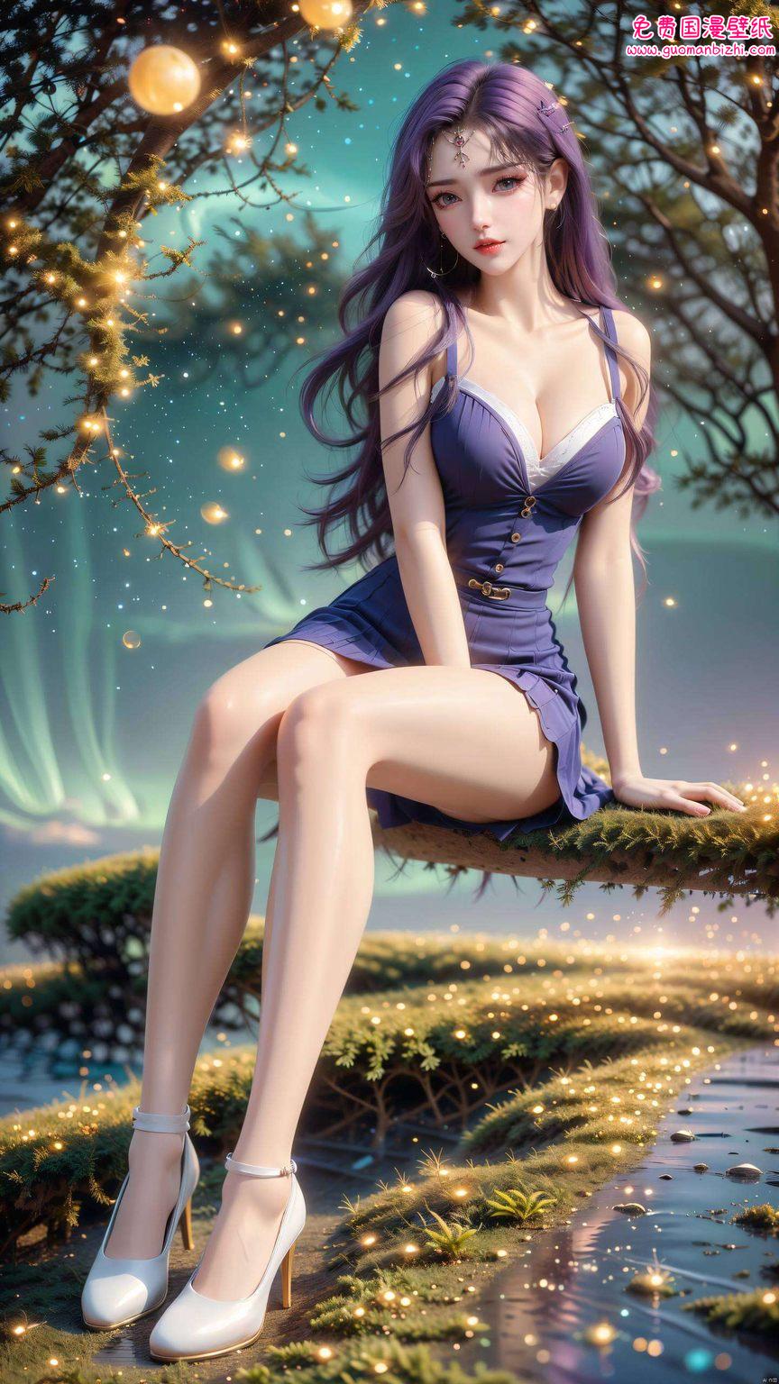她的壁纸让人仿佛置身于完美世界熠熠生辉