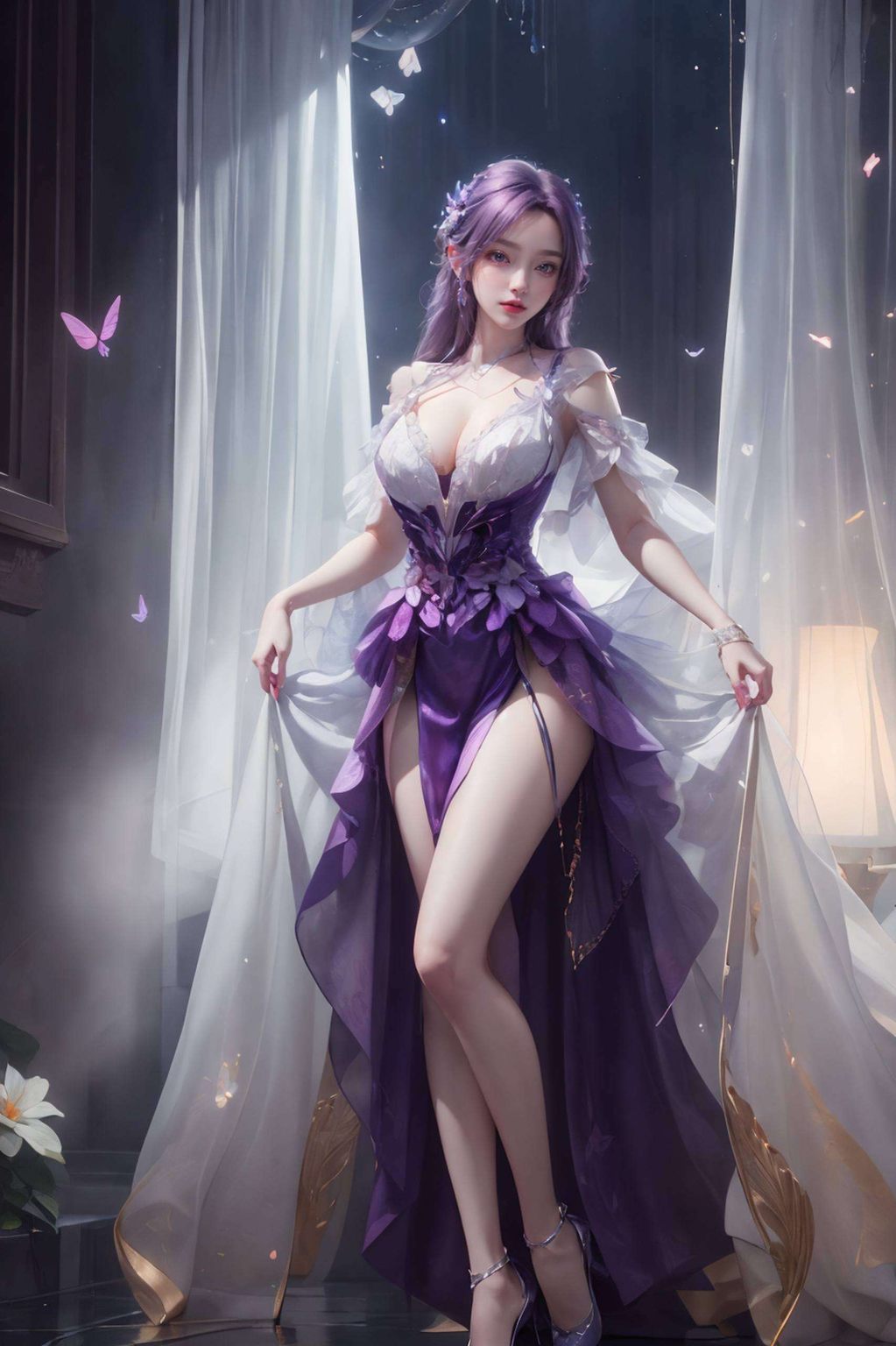 更带来了动漫女神的魅力又寓玄幻之意境