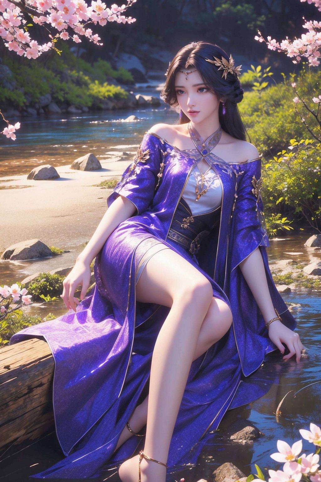 一笑一颦都让人陷入玄幻的世界让你的电脑桌面也跟着美起来吧！小心被她的魅力迷倒哦～