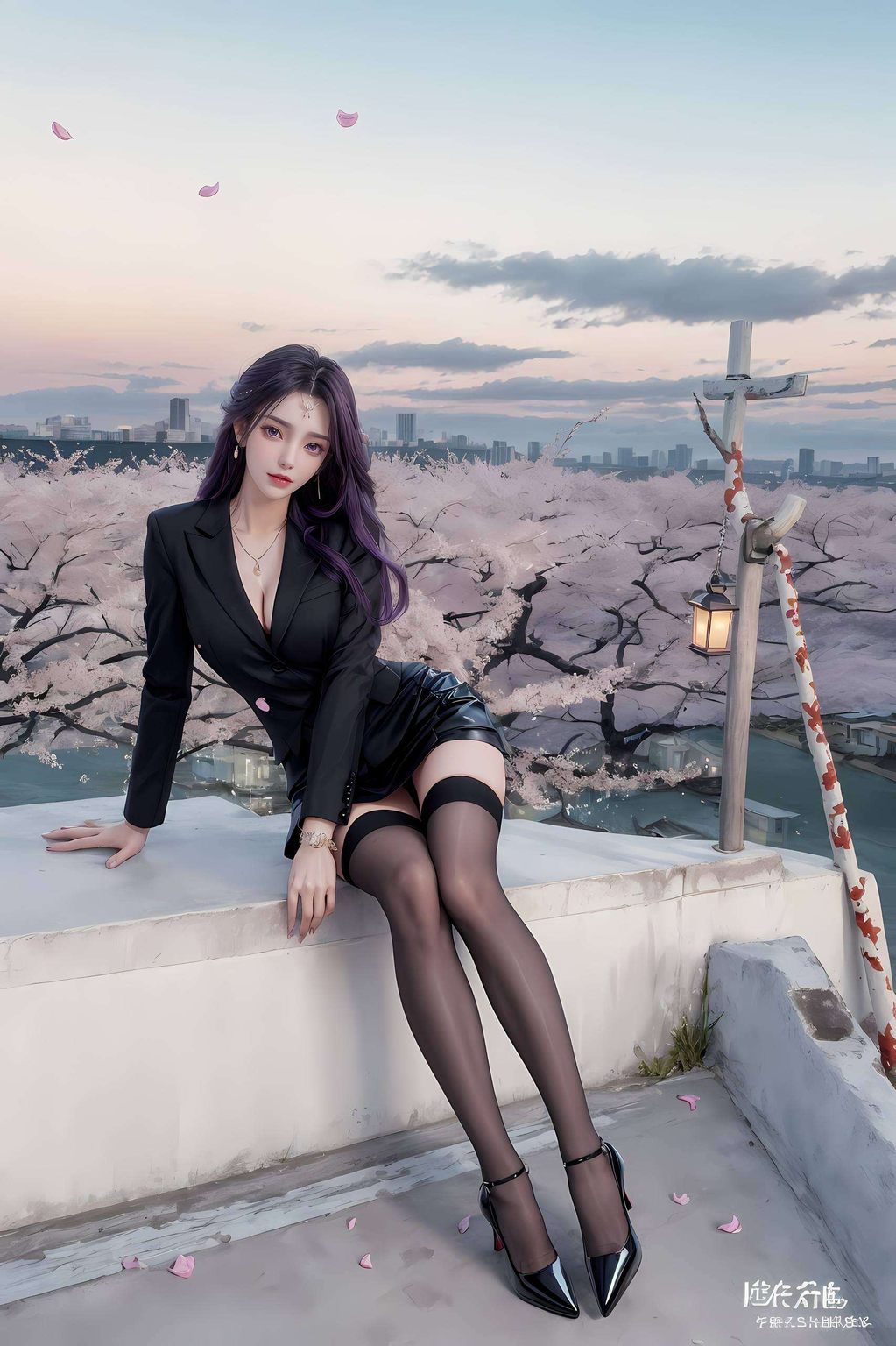 玄幻的色彩为这份美添上了神秘的一笔她的每一次微笑