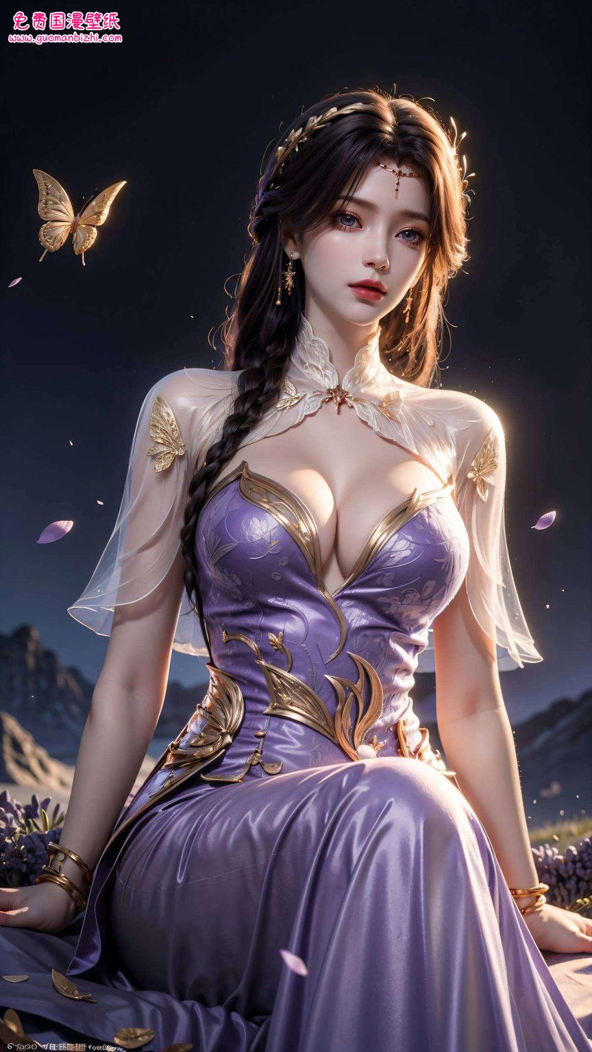 快来感受一下她的玄幻魅力吧！🎀✨各位小可爱们！🌟 今天给大家带来一位国漫界的颜值担当——云曦壁纸侧脸版！这位美少女不仅有着完美世界的气质