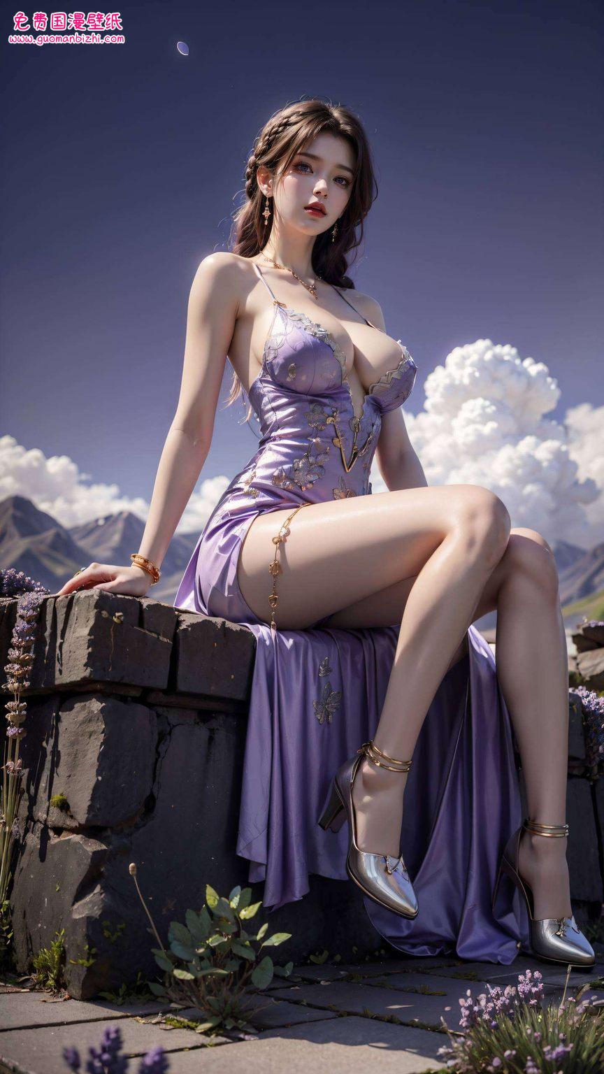 成为了无数动漫迷心中的国漫女神看着她的插画壁纸