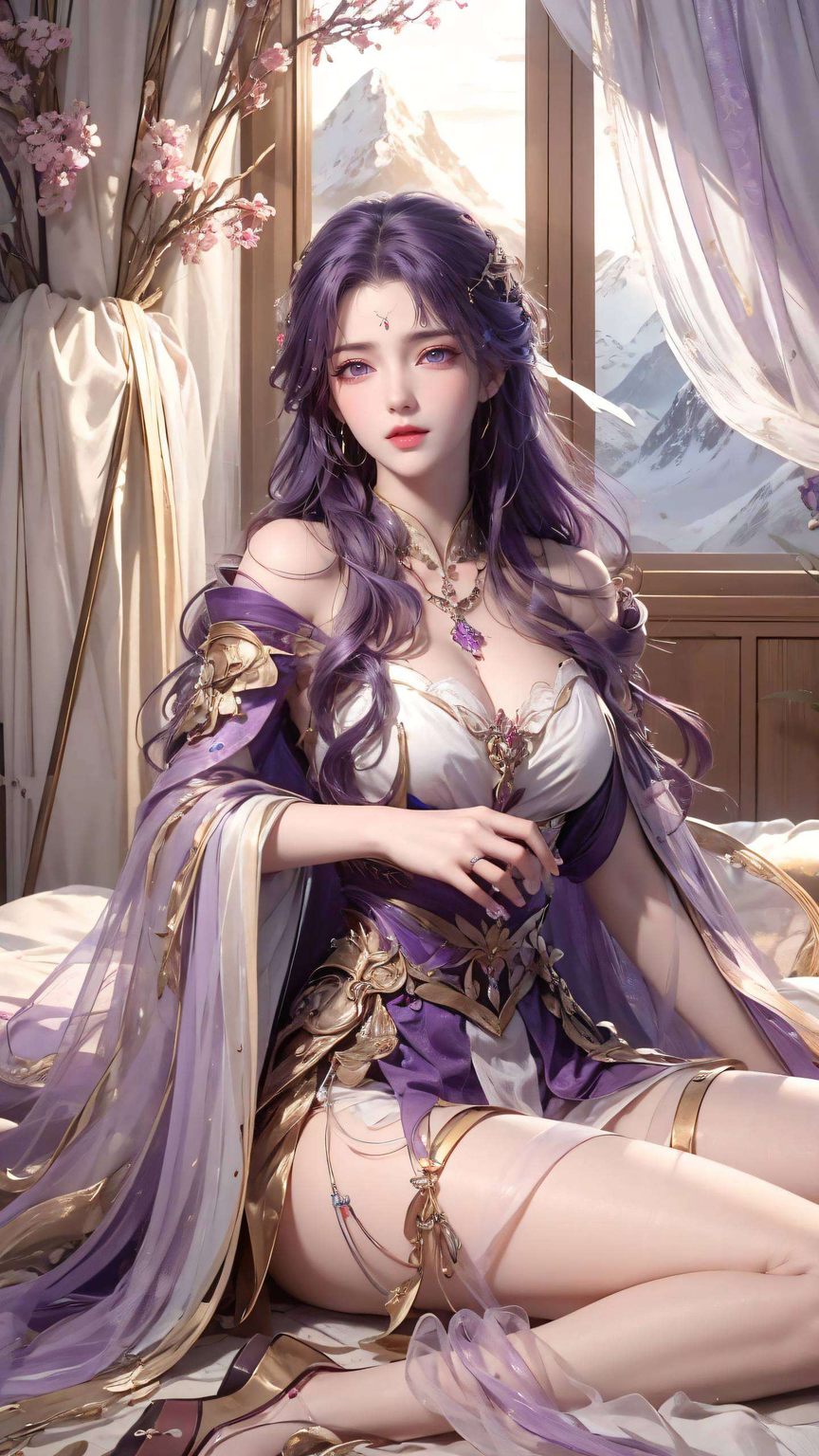 国漫中的美女们她们的身影在这壁纸集中绽放异彩