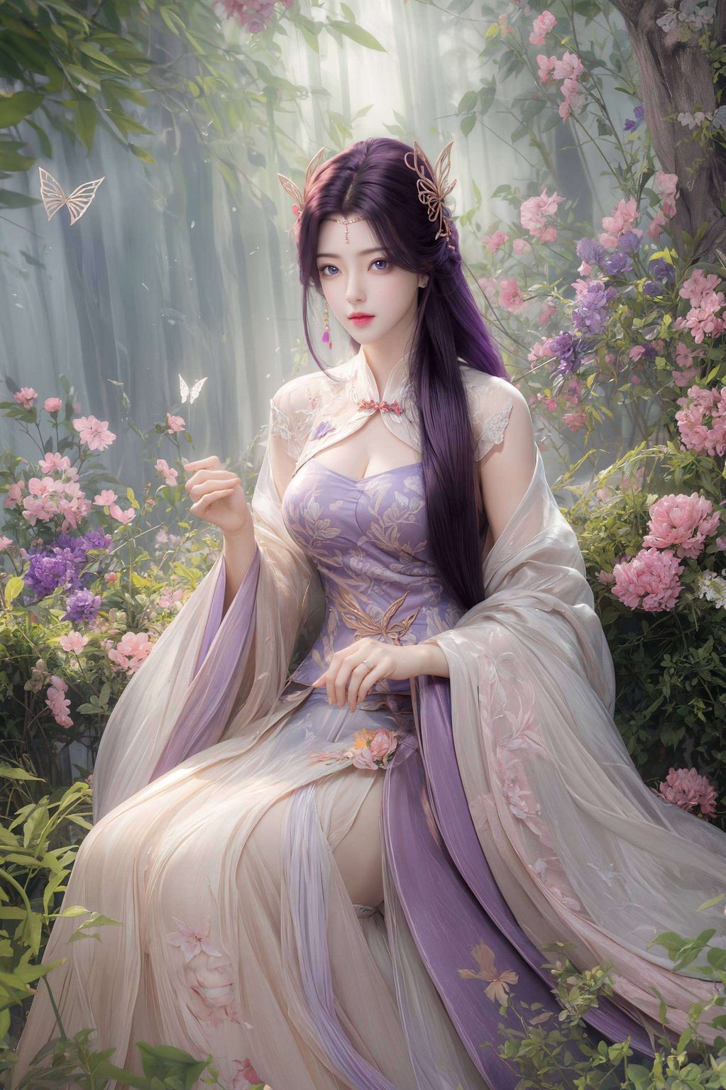 将国漫女神的婉约之美感受那深邃玄幻世界的无尽魅力