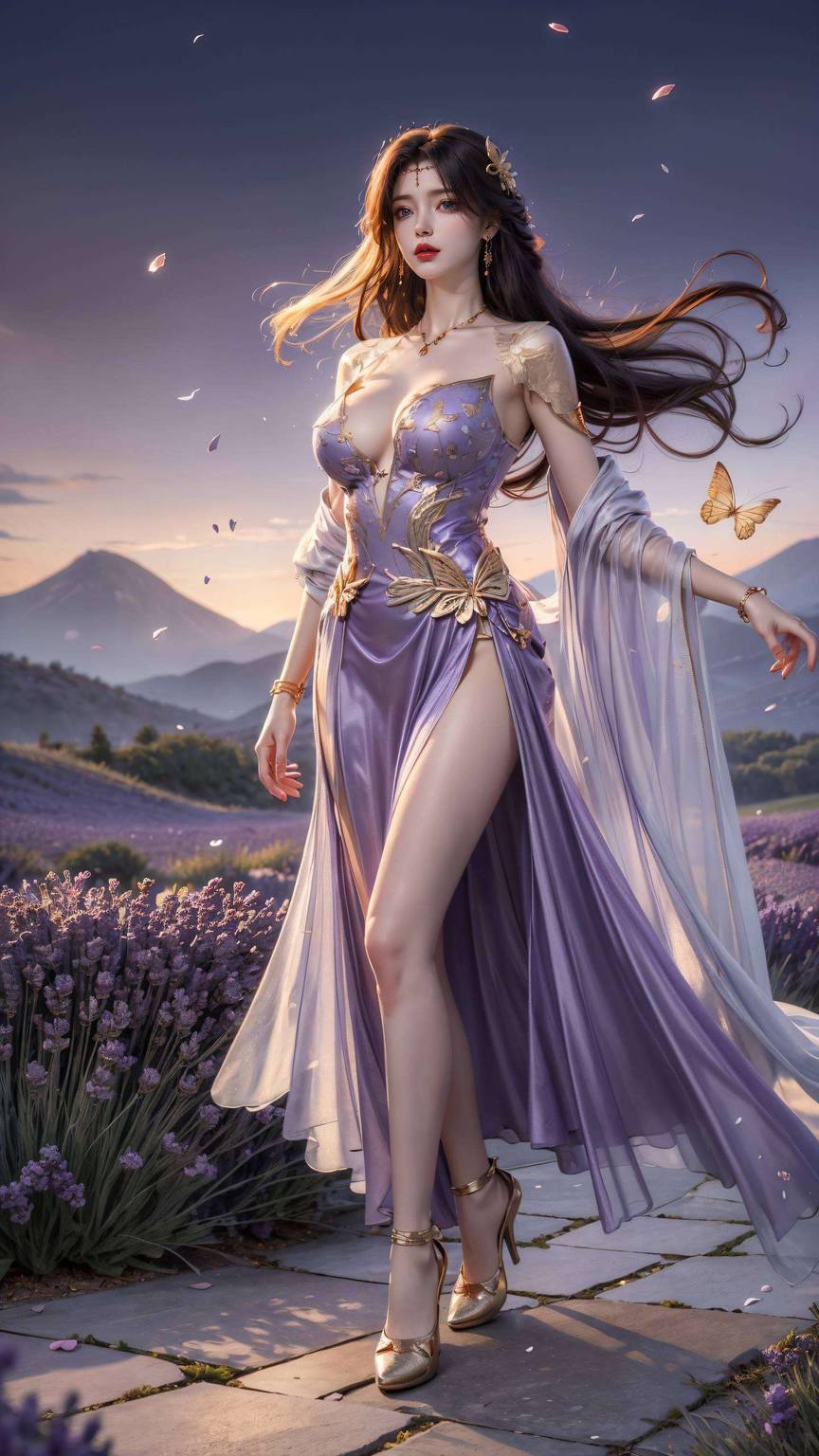 都像是在完美世界中勾勒出一幅幅国漫美女的画面犹如动漫中的星辰美女