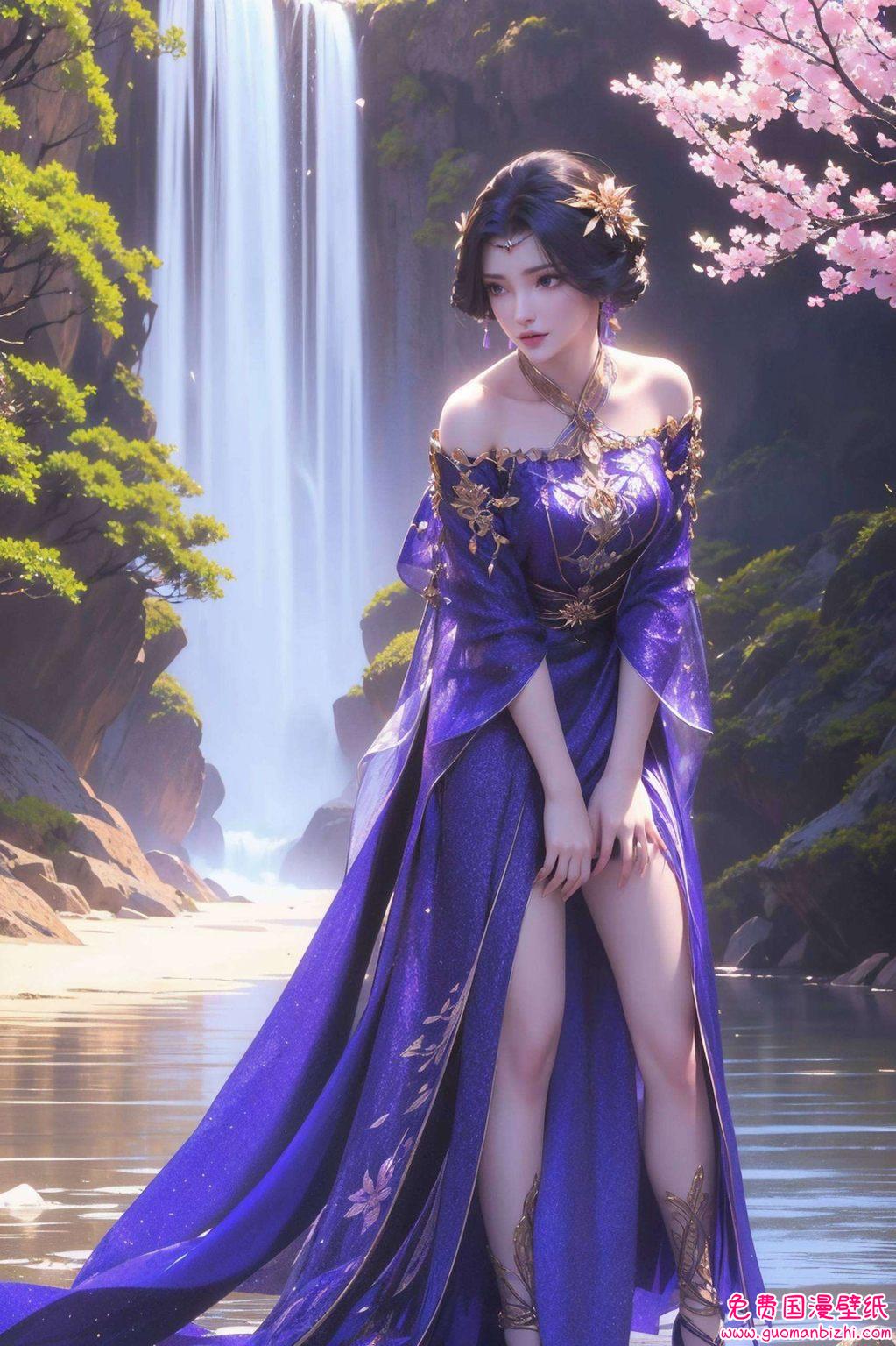 动漫美女笑春风国漫女神完美呈