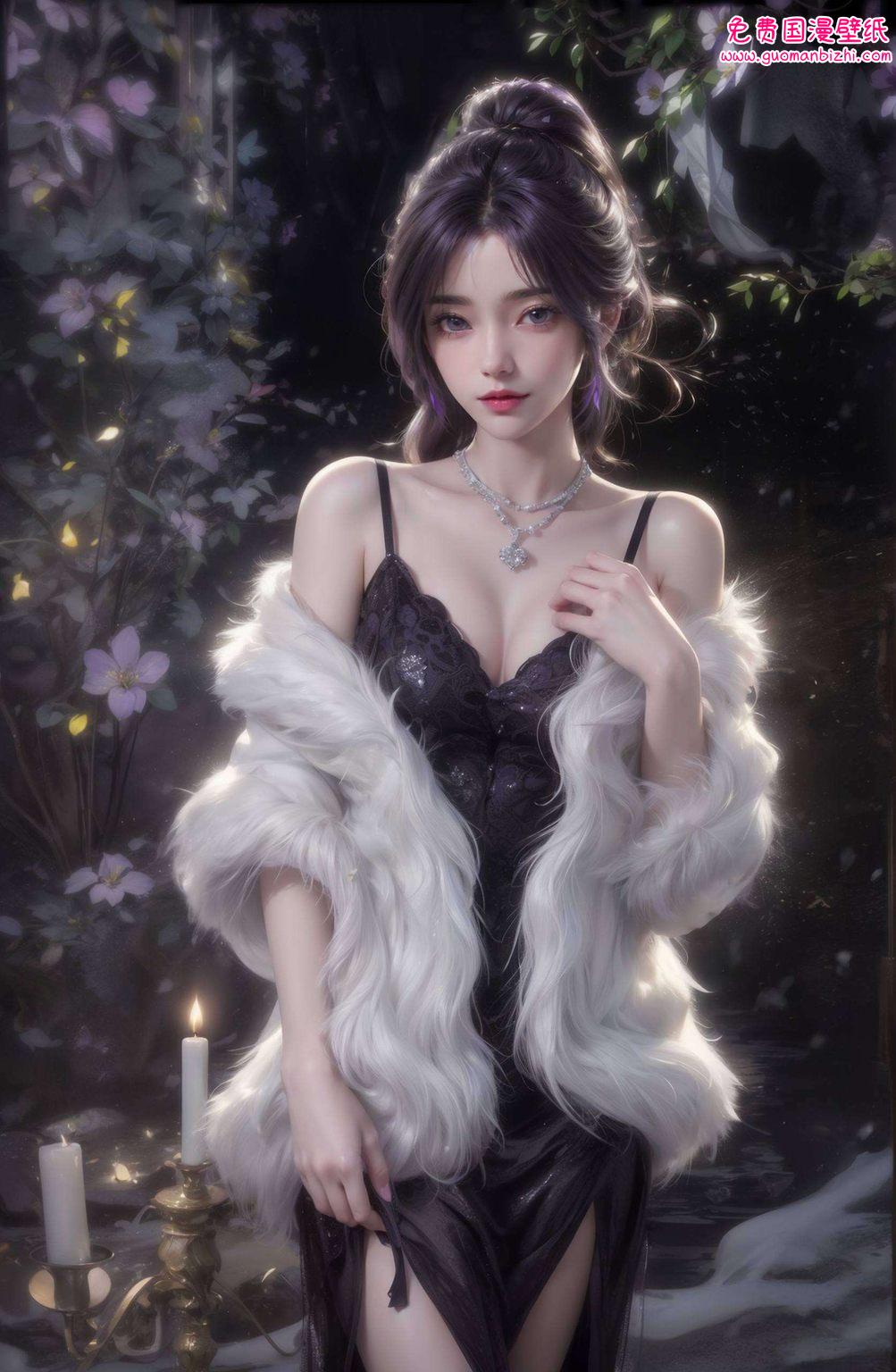 她那绝美的容颜简直让人心动不已！🌸 也有其他国漫美女们