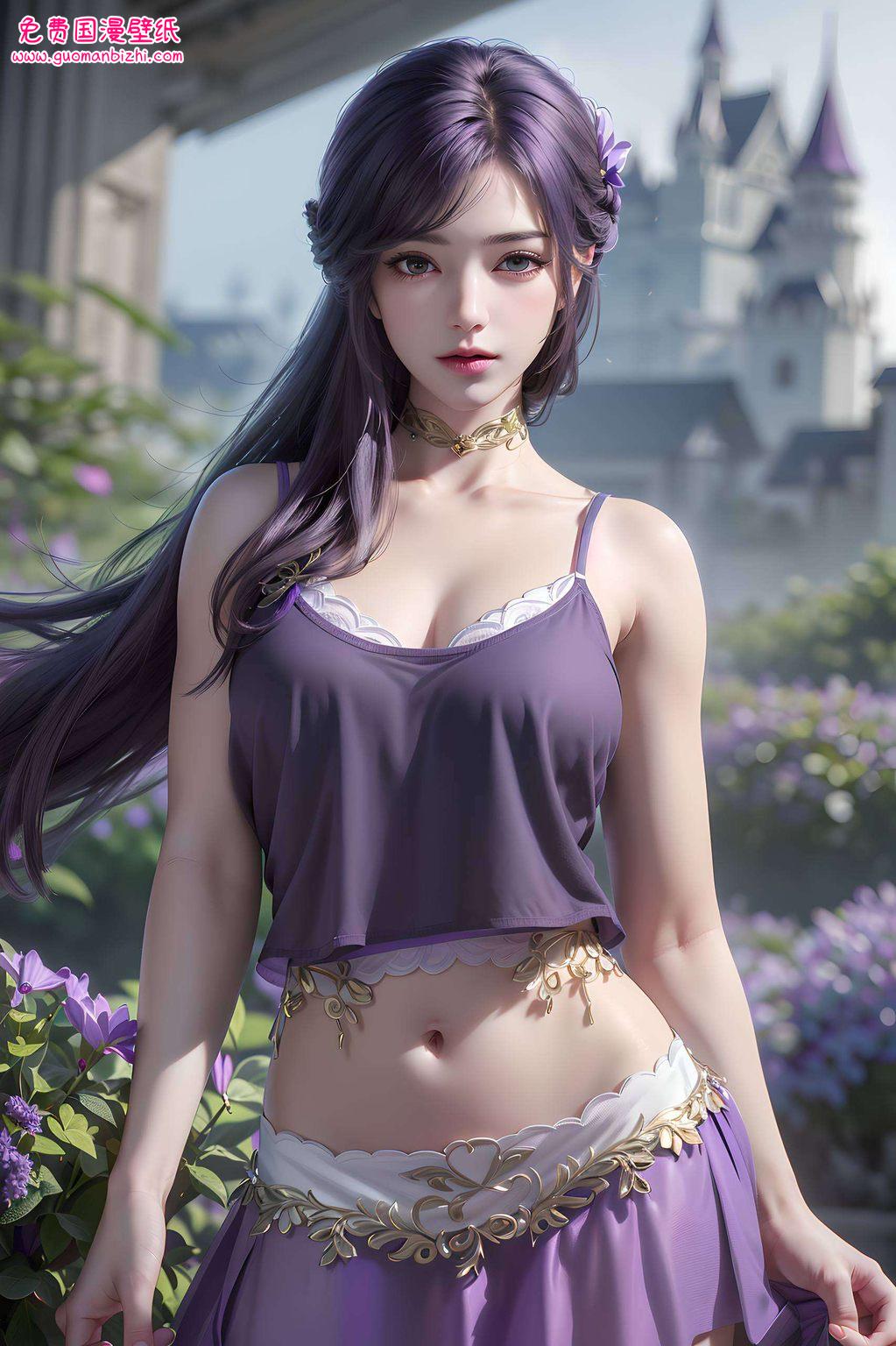 这款云曦电脑横向高清壁纸成为了无数动漫迷心中的女神