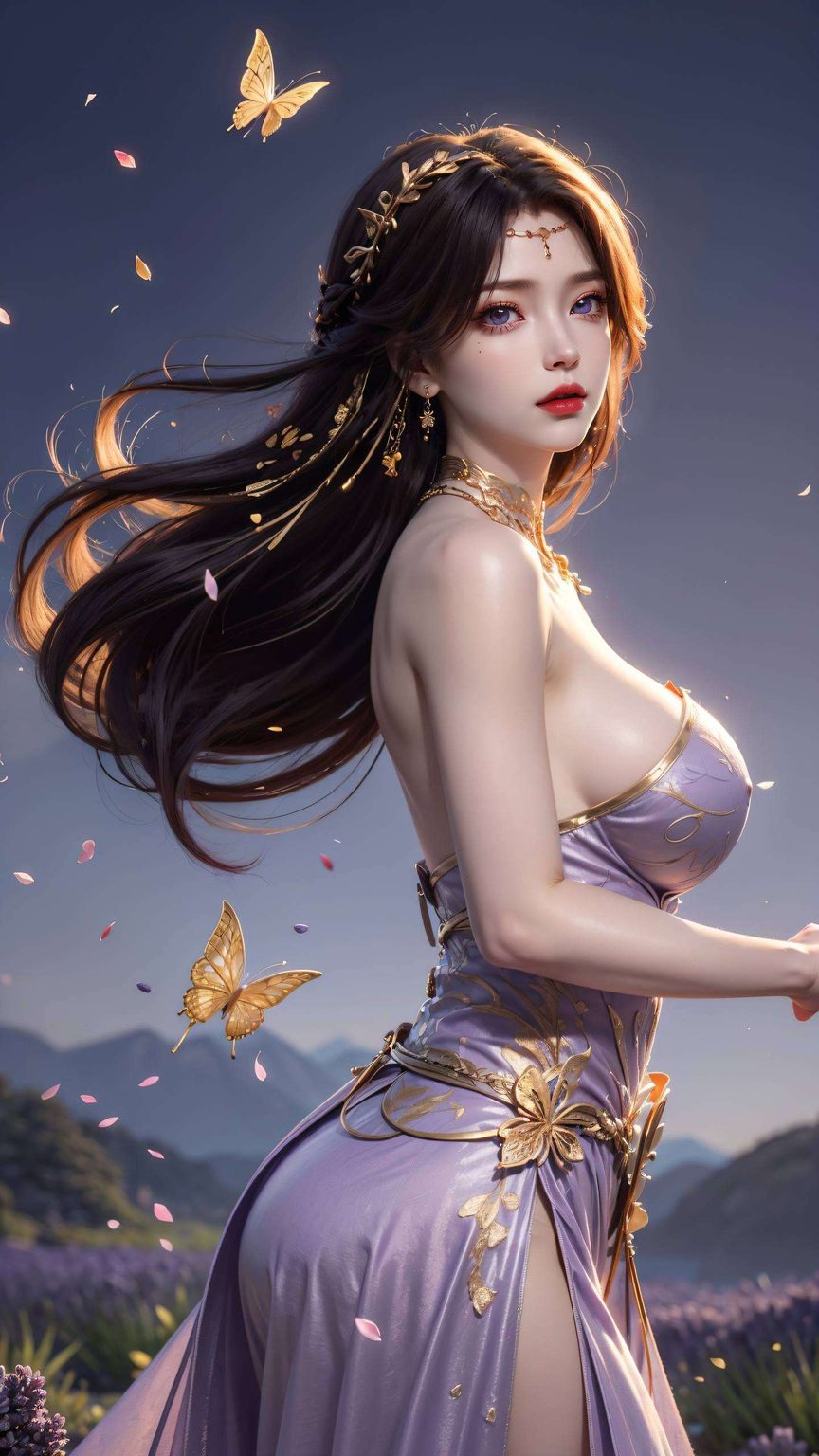 云曦以其独特的魅力每一次凝视