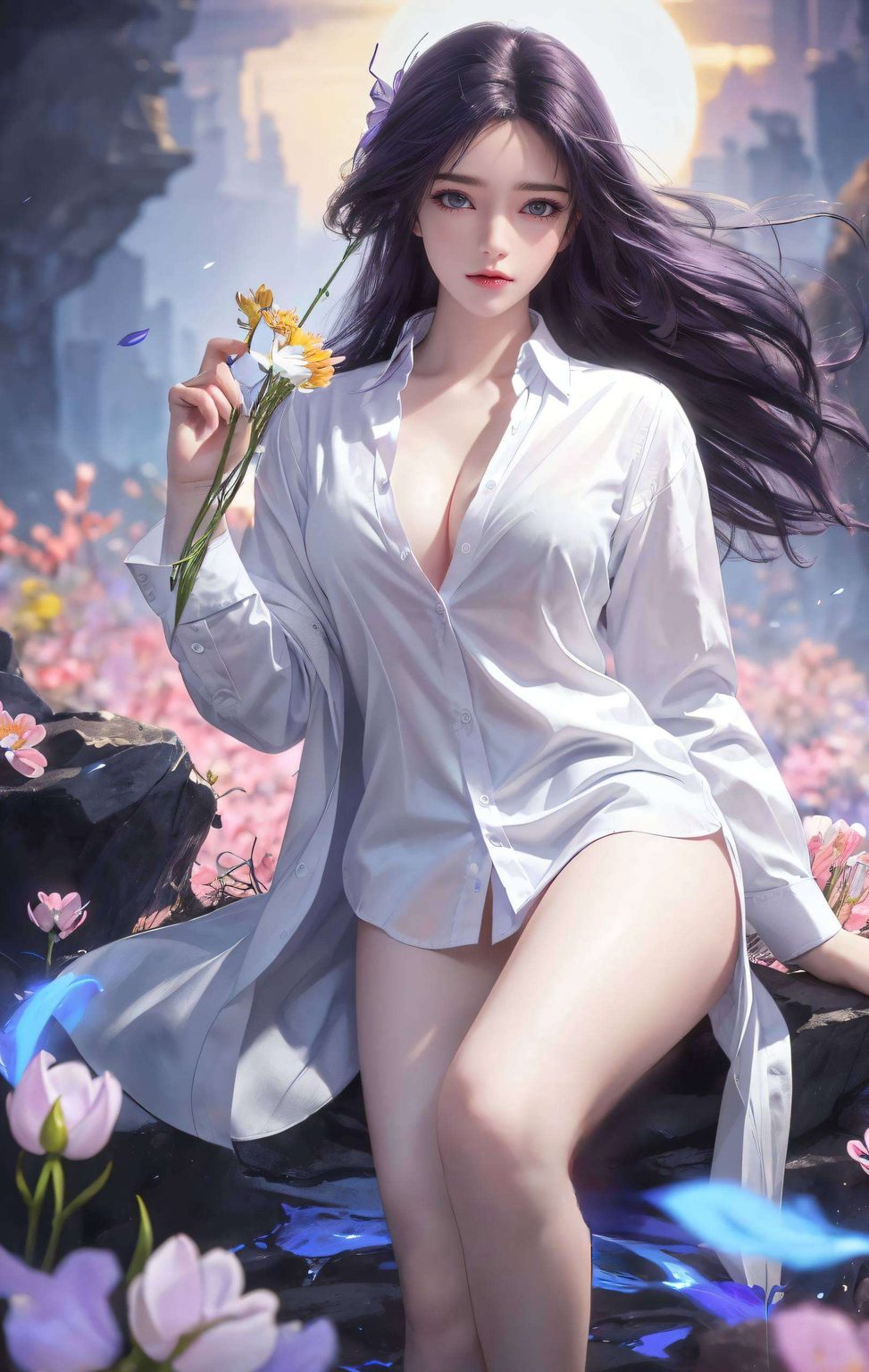 为国漫女神云曦打造专属的完美世界壁纸！这可不是一般的壁纸这是带着玄幻色彩的国漫美女壁纸哦！快来收藏吧