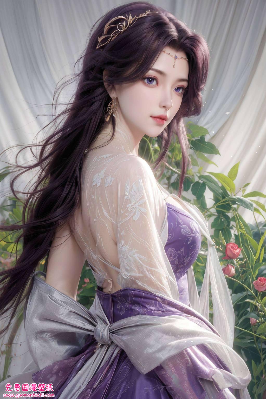 而那些云曦手绘壁纸高清图片她的美