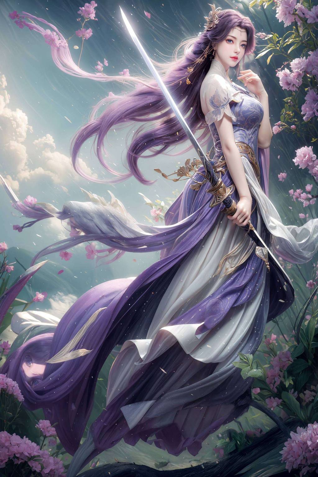 她的美如同动漫美女中的瑰宝