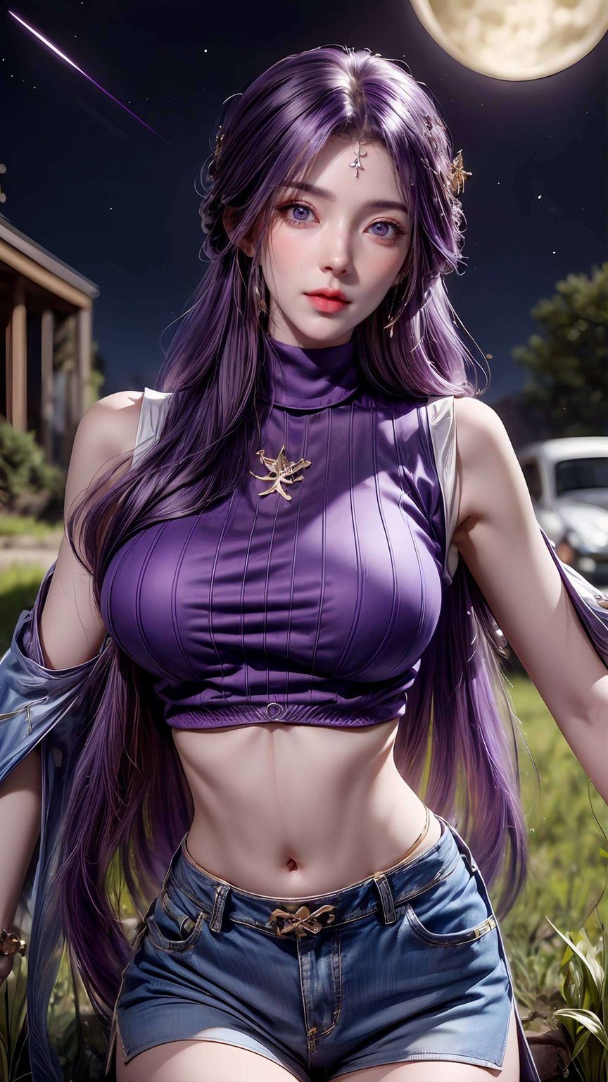 国漫中的云曦如梦似幻漫步在完美的幻境