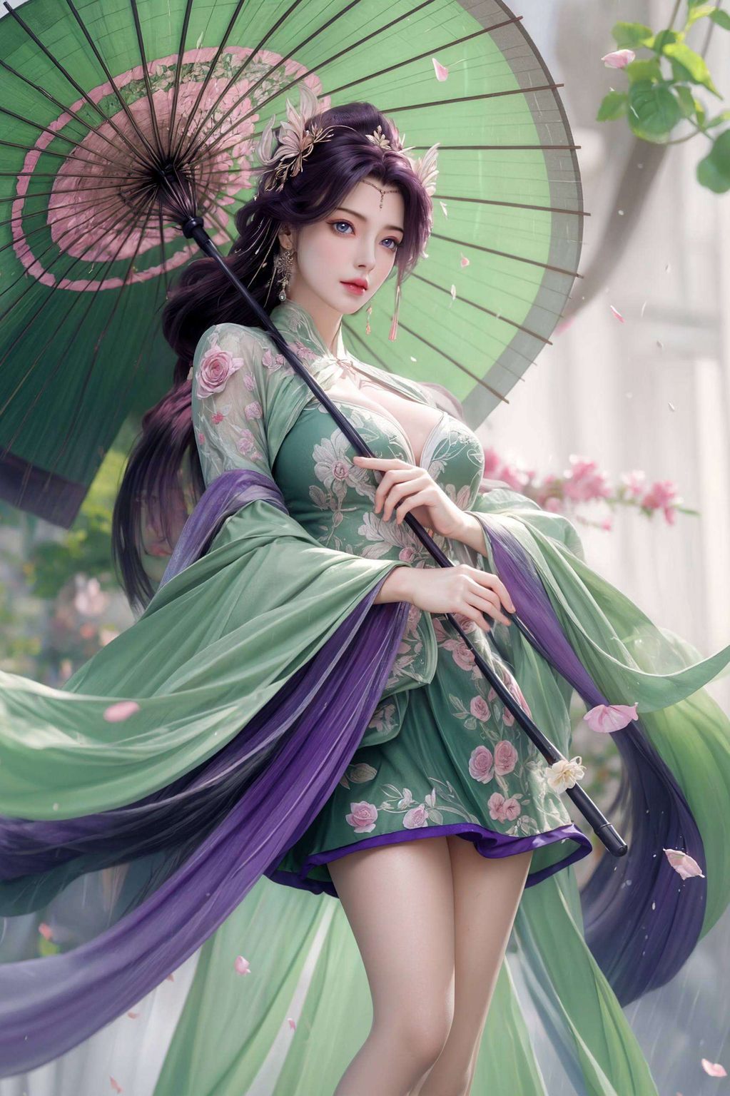 她是来自完美世界的梦幻精灵也照亮了我们的心！快来收藏这个国漫美女