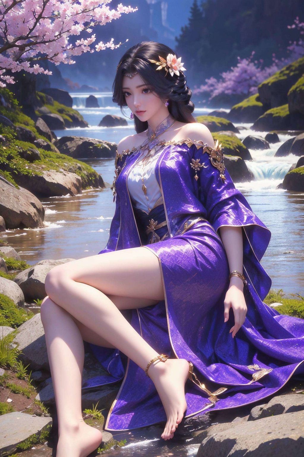 照亮了玄幻与现实交织的边界她的形象犹如一束光