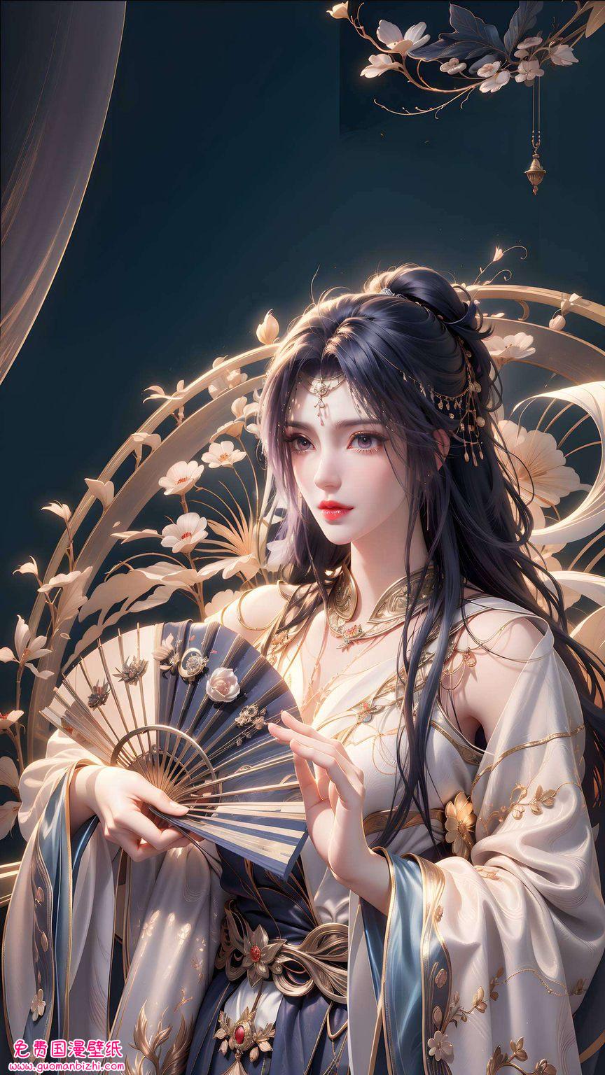 她是国漫中的女神那是动漫之美与玄幻色彩的交融